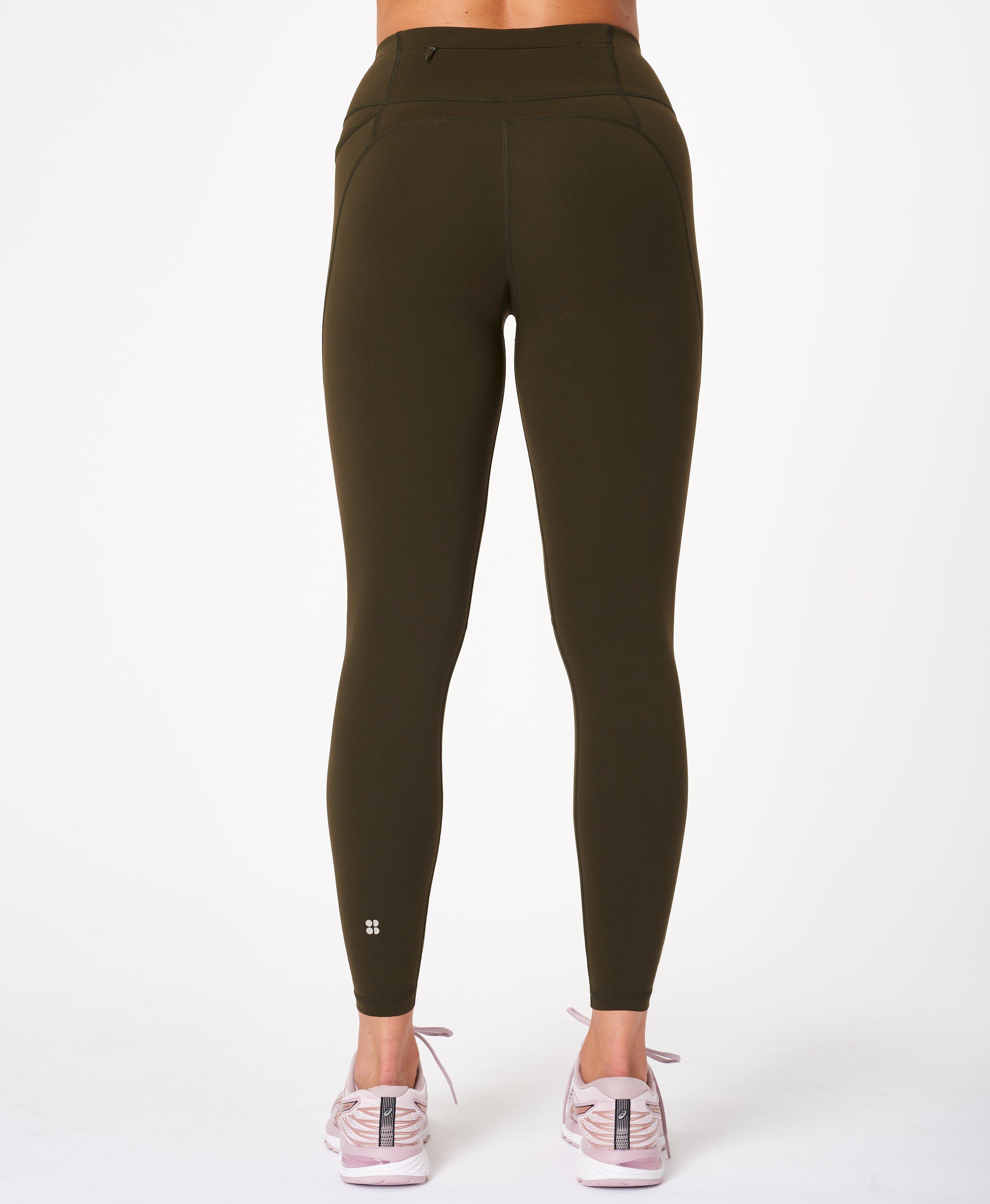 Sweaty Betty Power Workout Leggings in Dark Forest Green