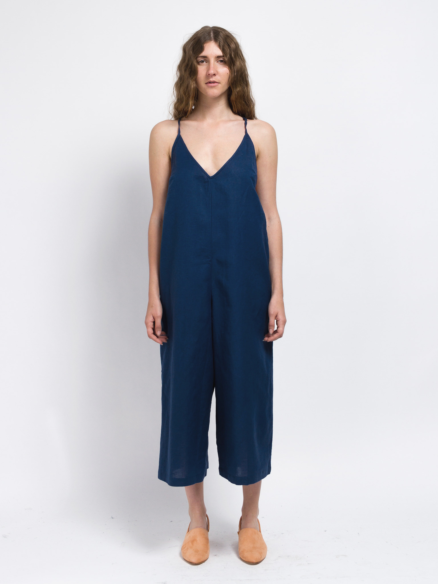 ali golden wide leg jumper in blue lyst ali golden wide leg jumper in blue lyst