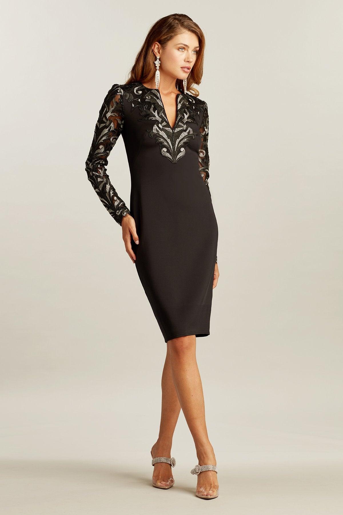 neoprene dress designs SCULPTED NEOPRENE MINI DRESS IN FLORA | CULT MIA
