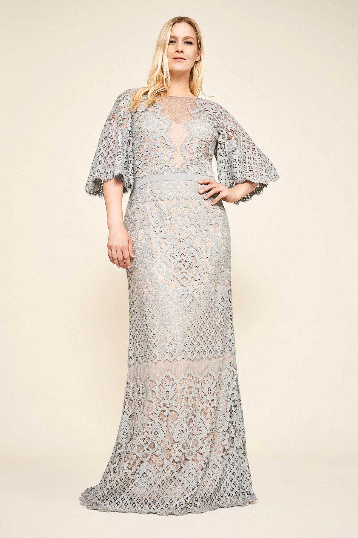 tadashi plus dresses