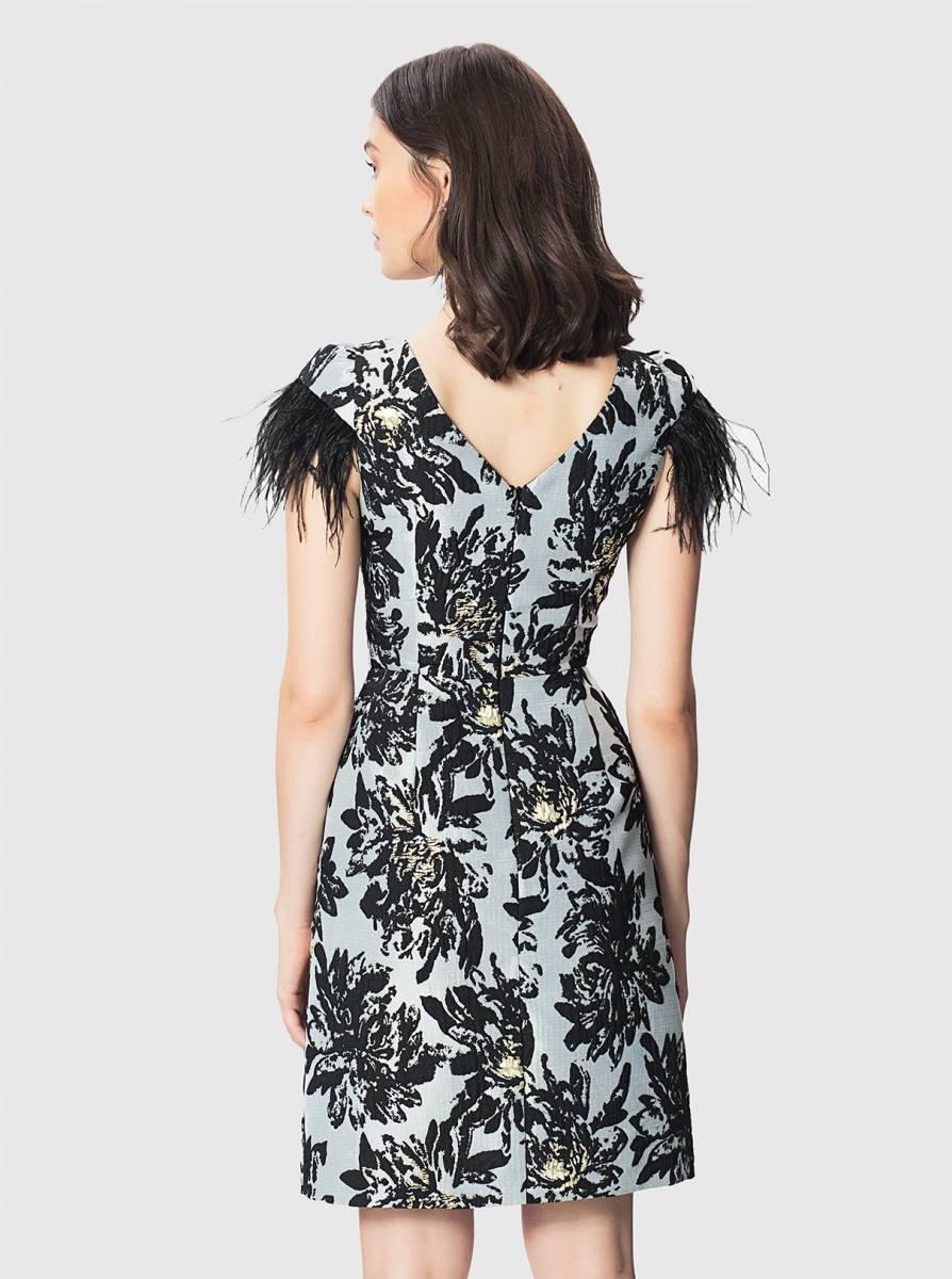 roman feather dress