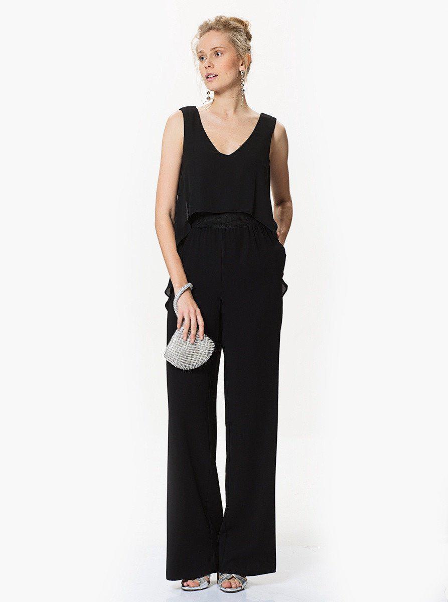roman black jumpsuit
