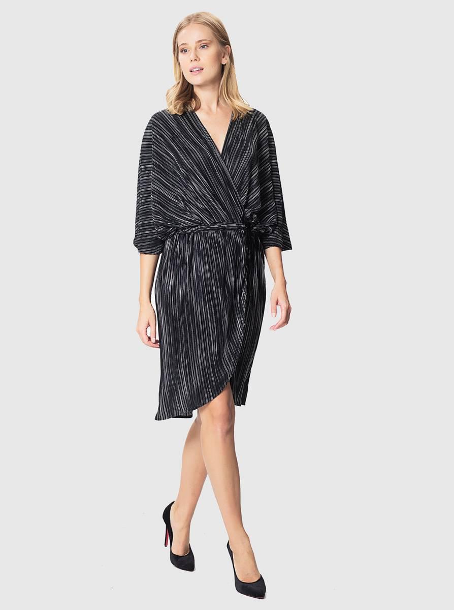 roman wrap dress
