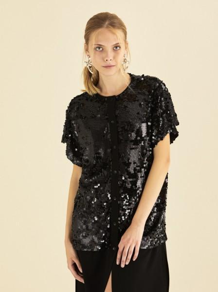 roman black lace dress