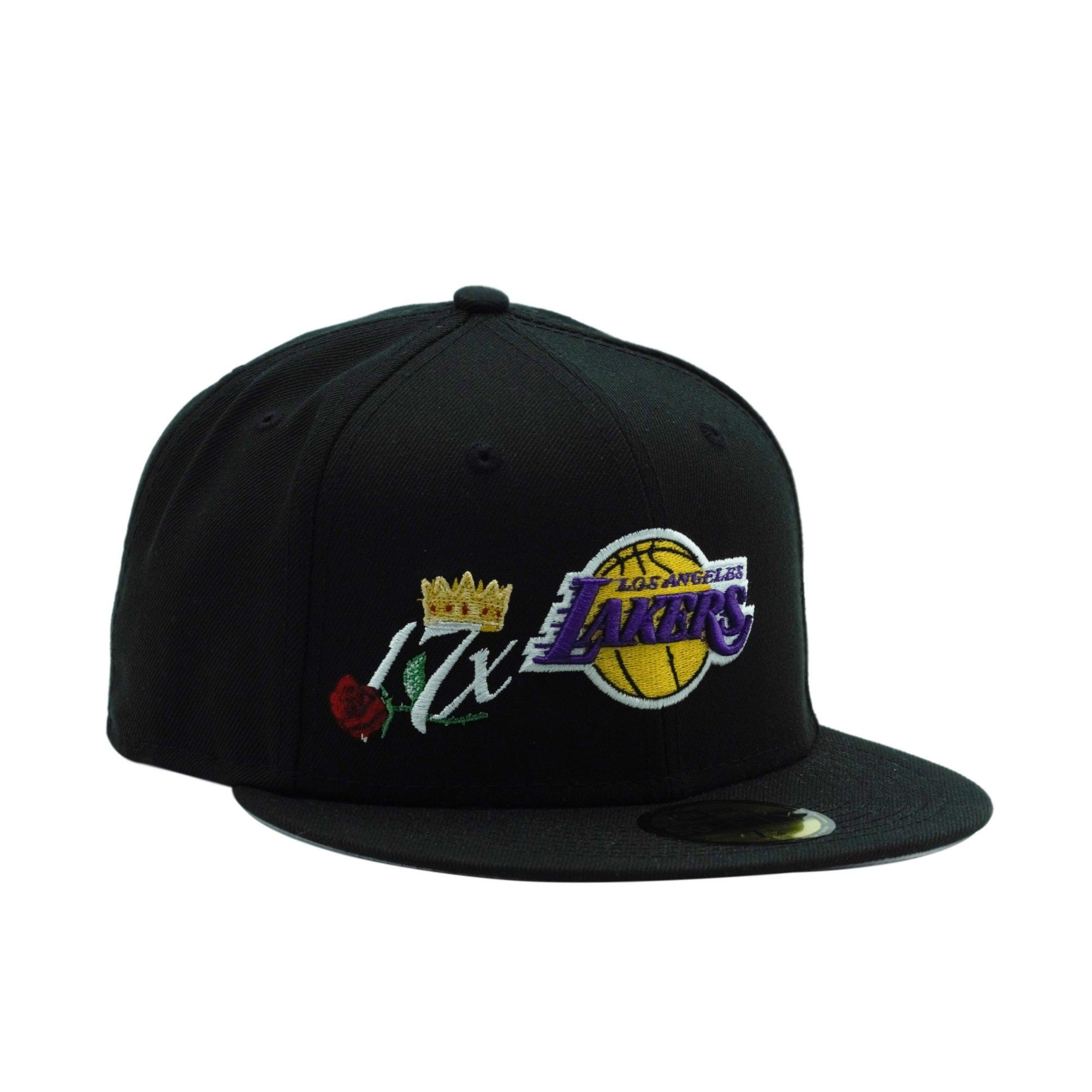 KTZ Just Don La Lakers Fitted Hat in Yellow for Men