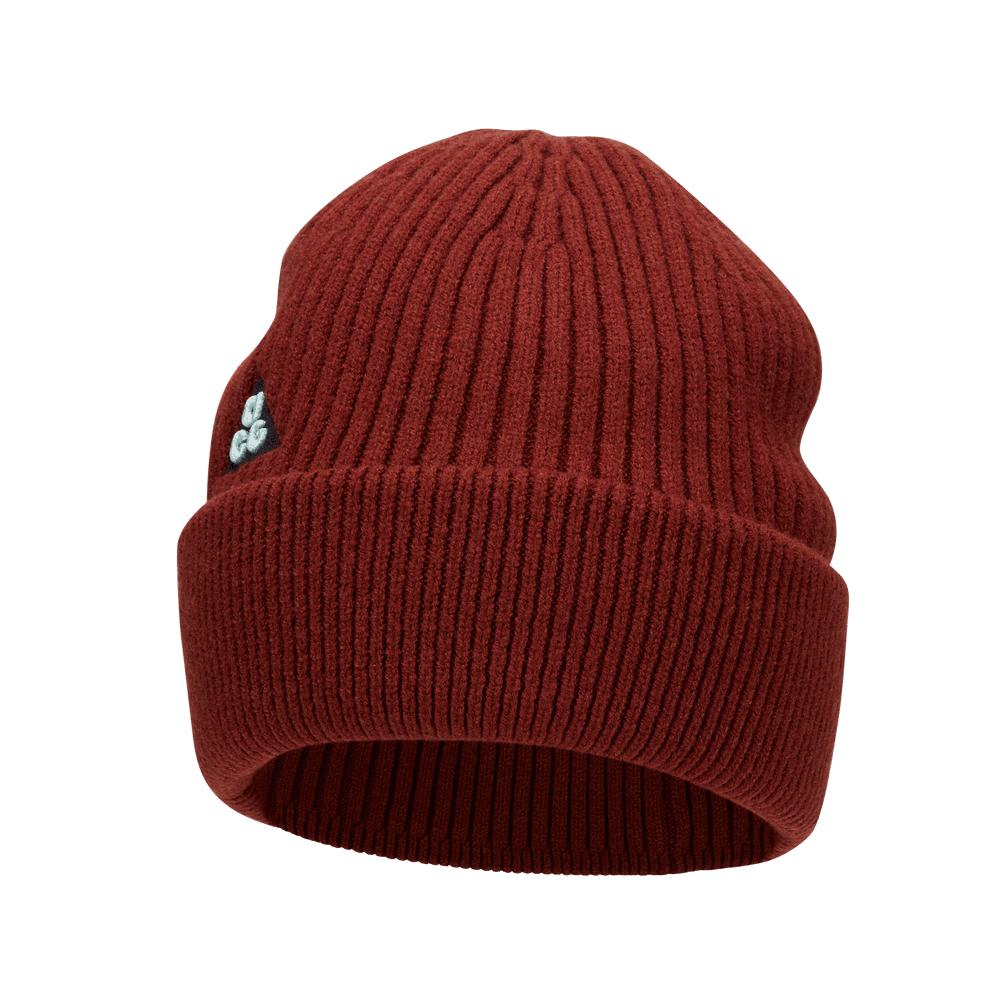 Nike Acg Cuffed Beanie 'oxen Brown' in Red | Lyst
