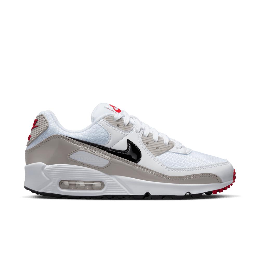 Nike W Air Max 90 'white Grey Red' in Gray | Lyst