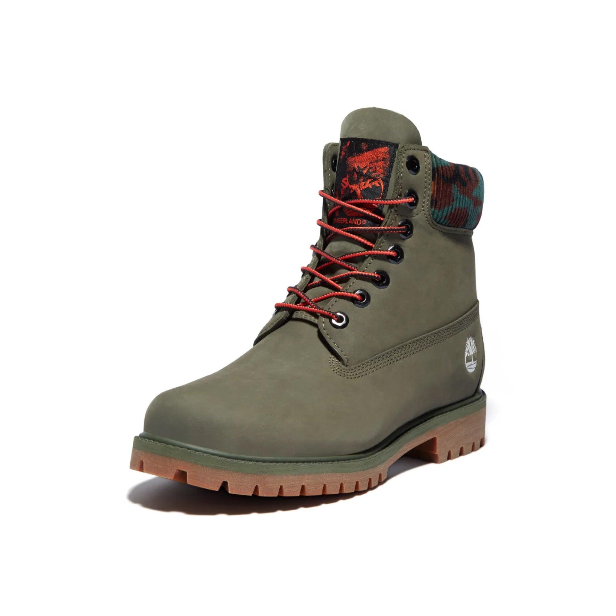 Timberland Heritage 6" Warm Lined Green Boots for Men | Lyst