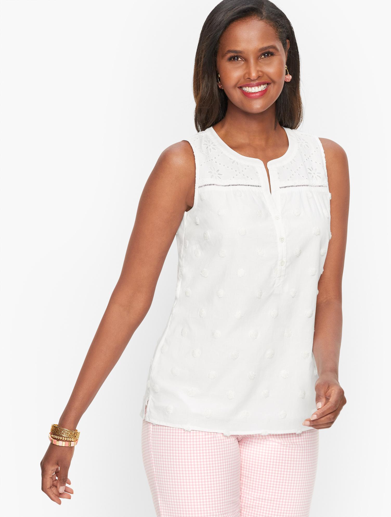 talbots white sweater