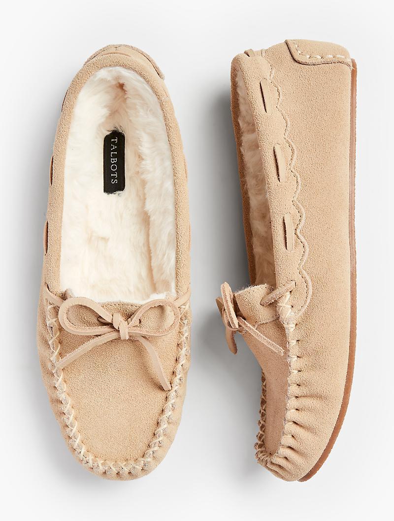 talbots moccasin slippers
