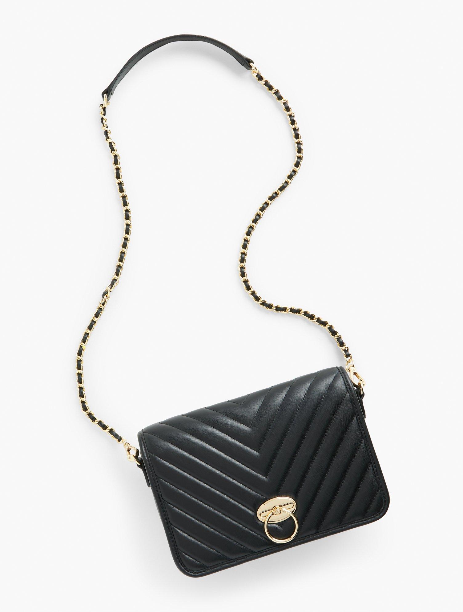 Talbots Quilted Leather Crossbody Bag in Black Lyst