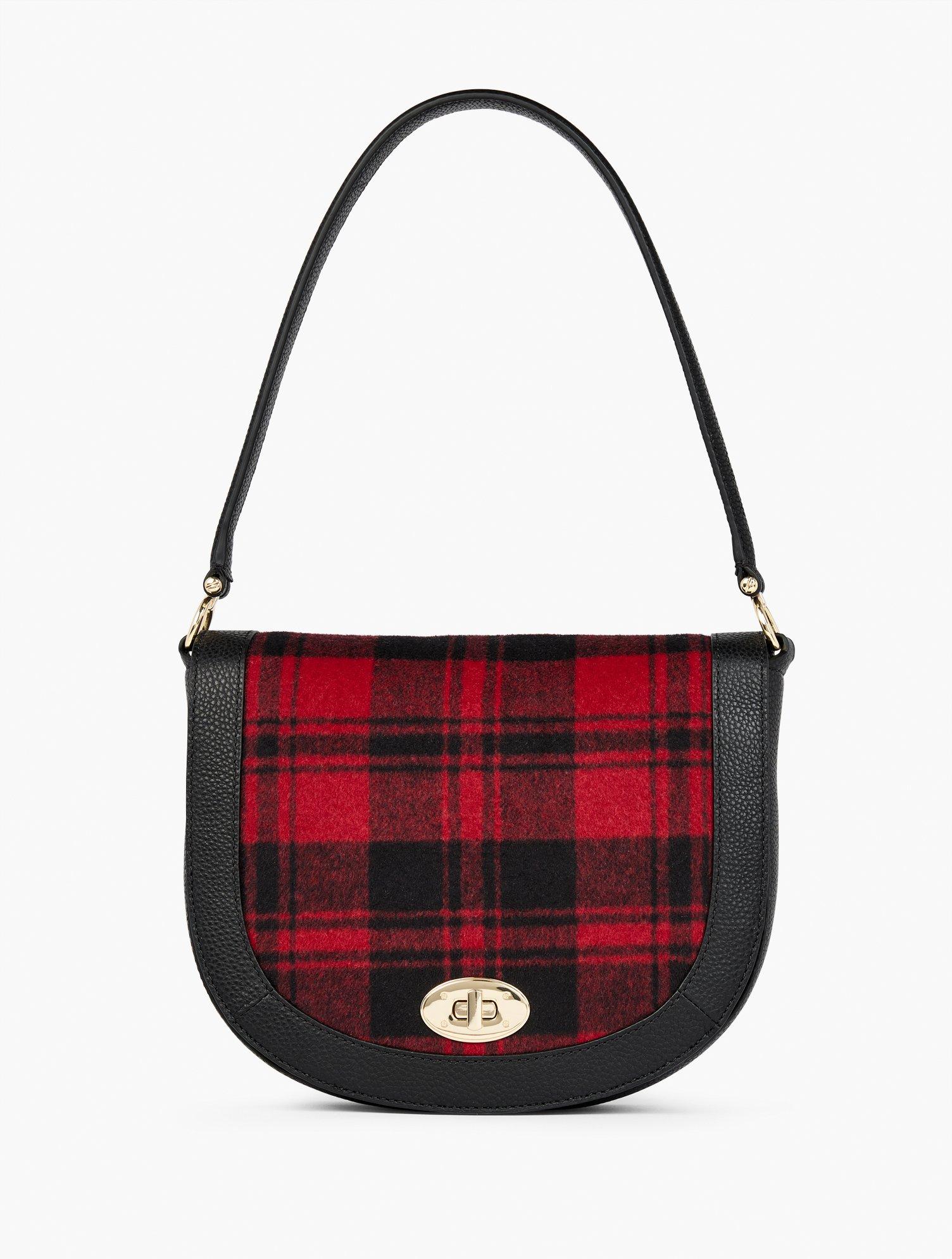 Talbots Tartan Plaid Flap Crossbody Bag in Red Lyst