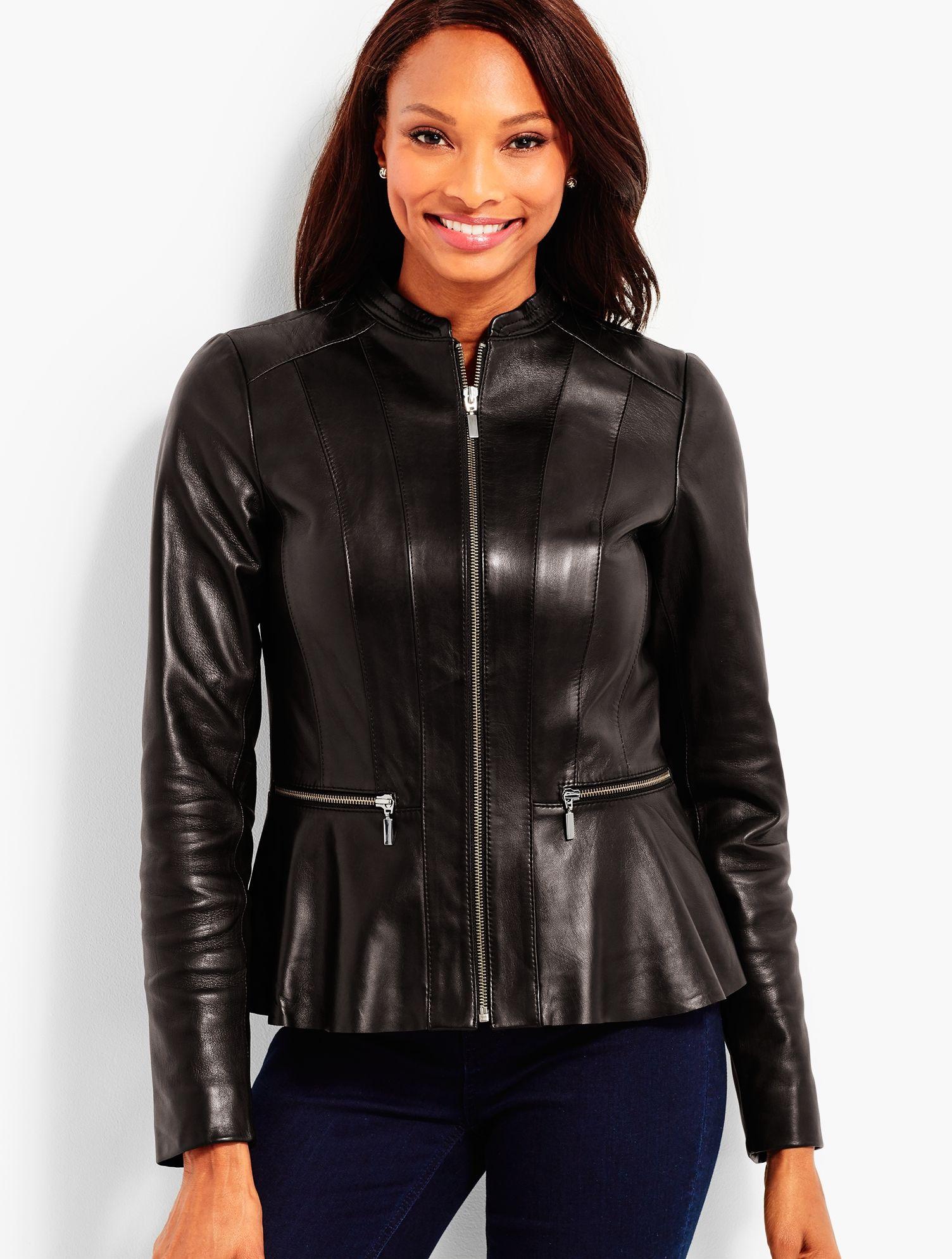 talbots black jacket