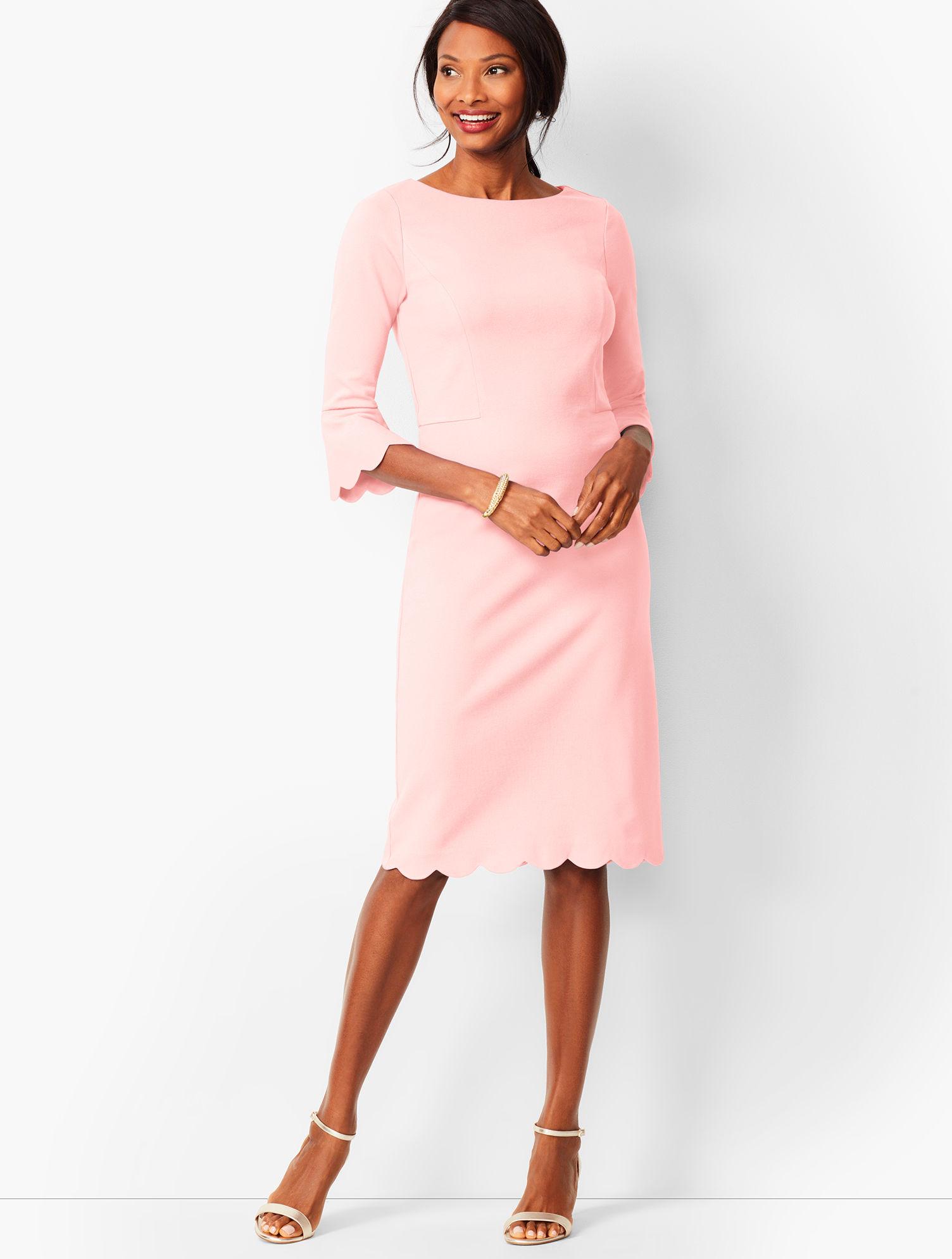 talbots pink dress