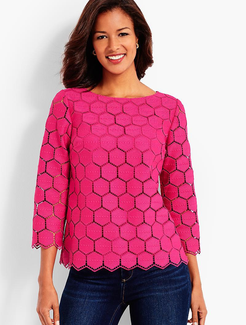 talbots lace tops