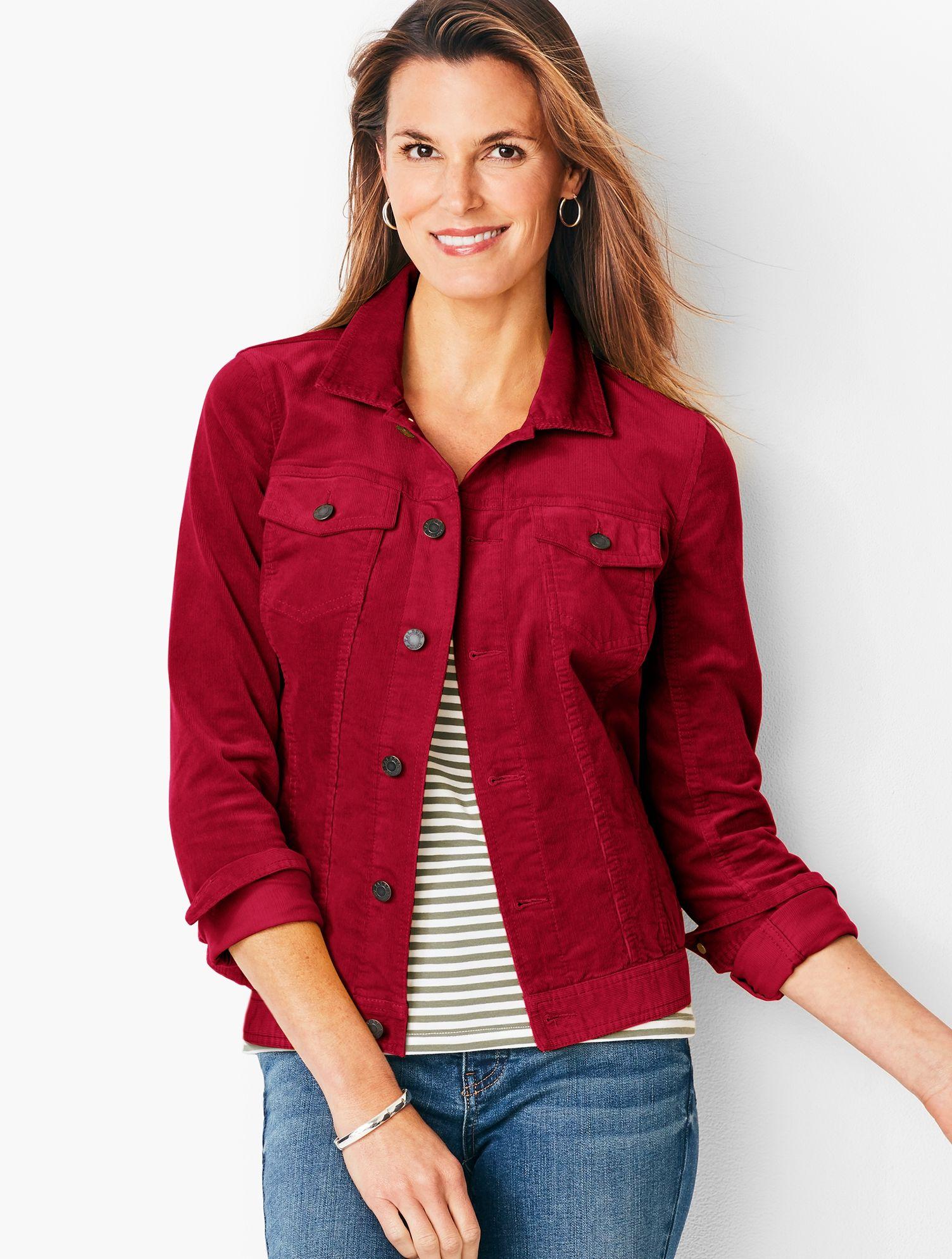 Lyst Talbots Classic Novelty Jacket in Red