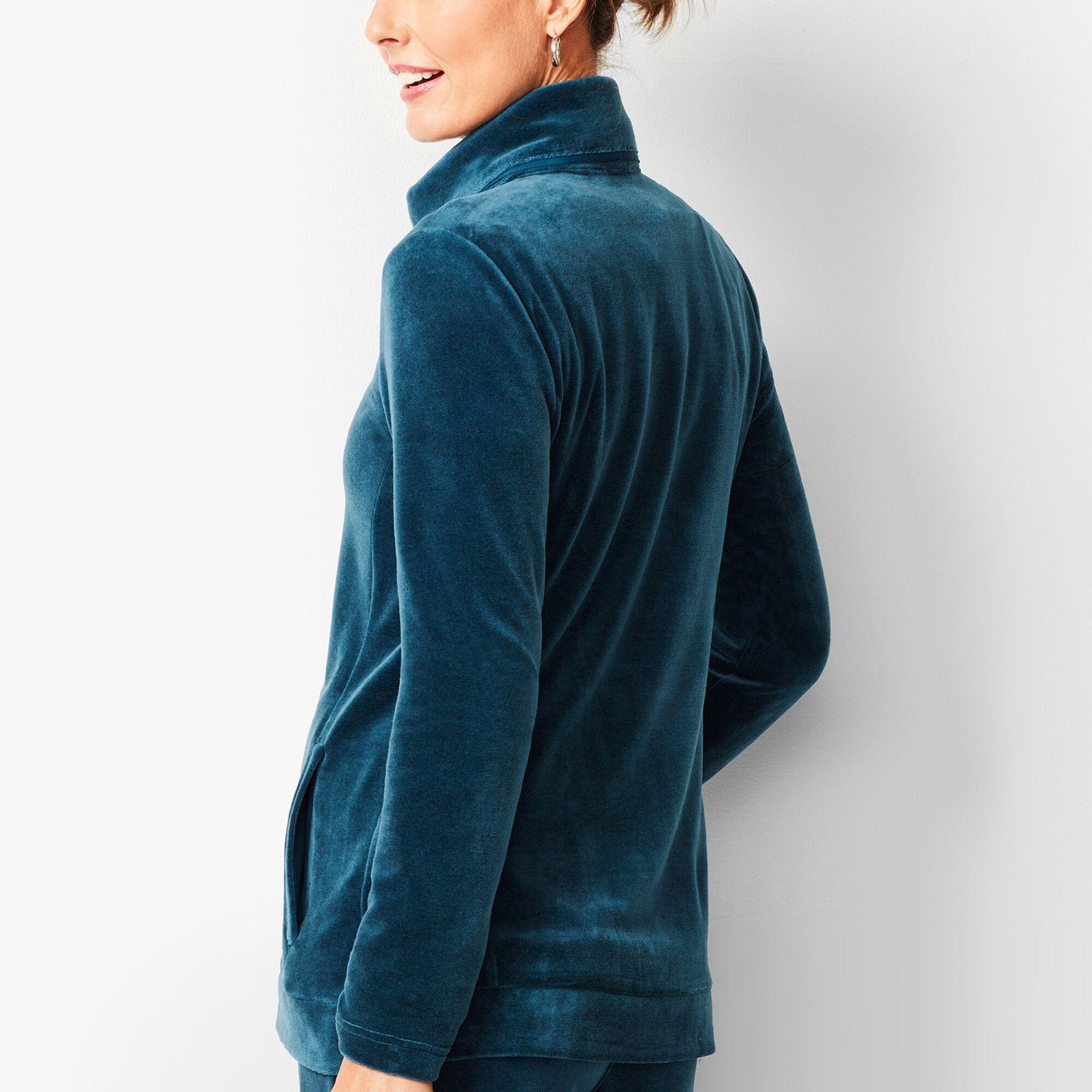 talbots velour jacket