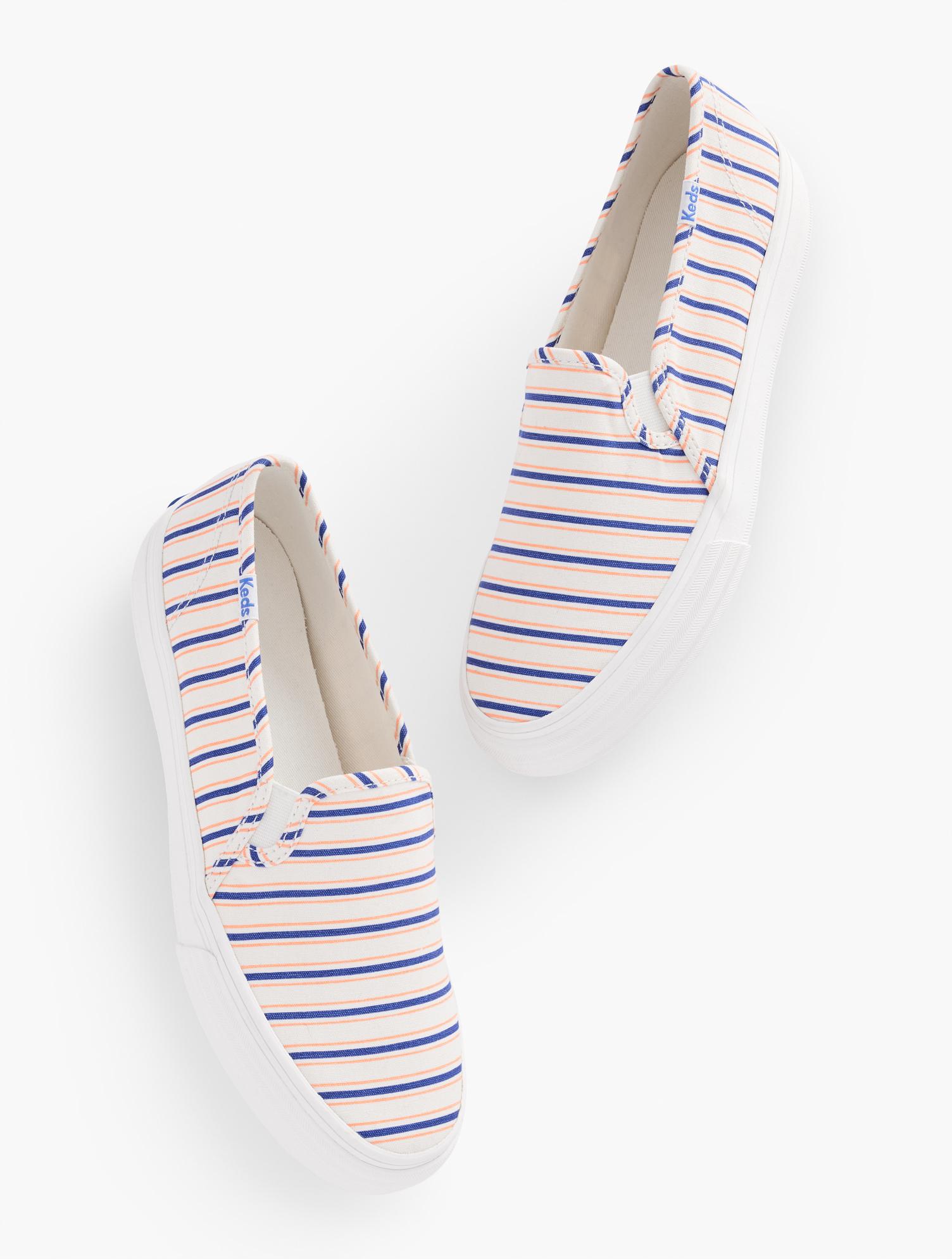 Keds Double Decker Slip on Canvas Sneakers in White Lyst Canada