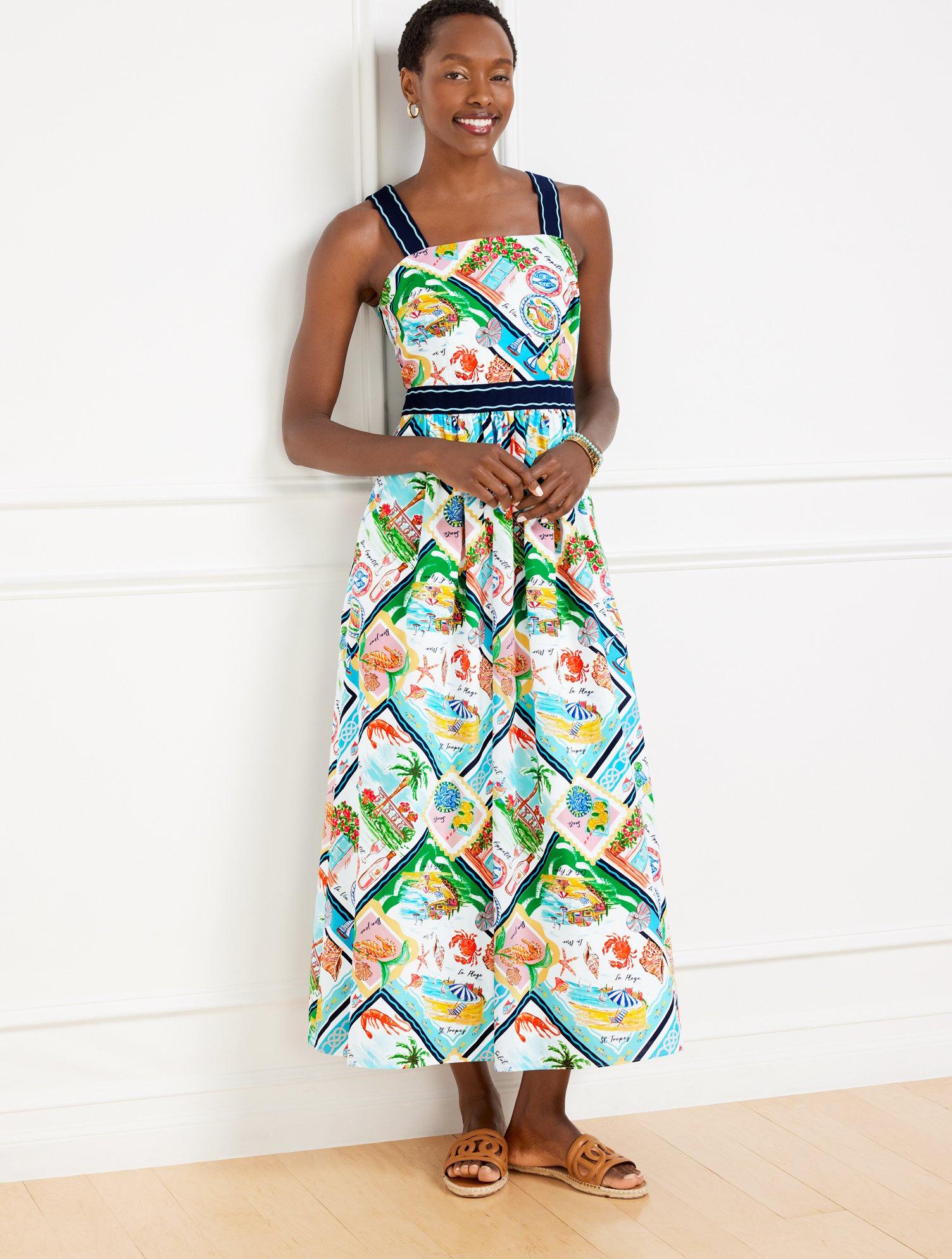 Maxi Dress Talbots Spring Dresses Halter Maxi Dress Medallion Tiles Talbots