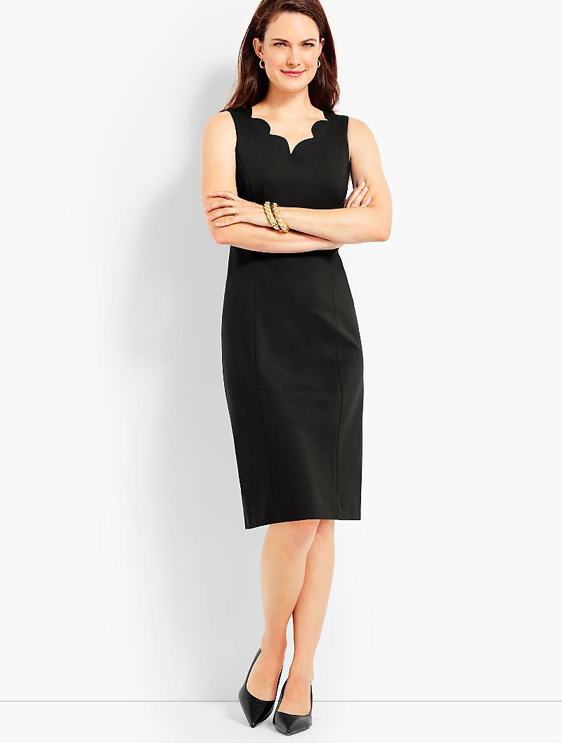 Scalloped sheath dress Clearance