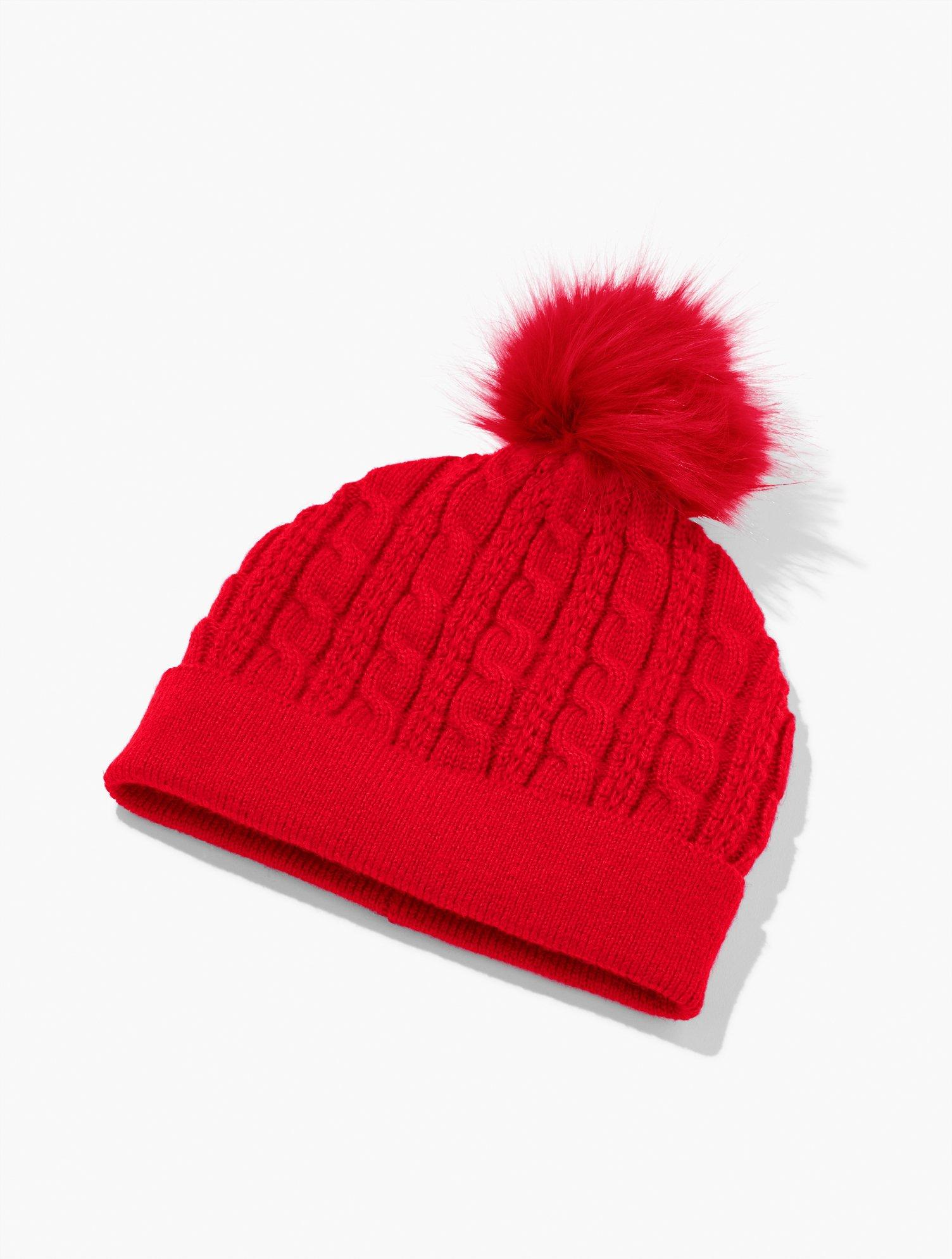 Talbots Soft Cable Knit Beanie in Red | Lyst display picture 2