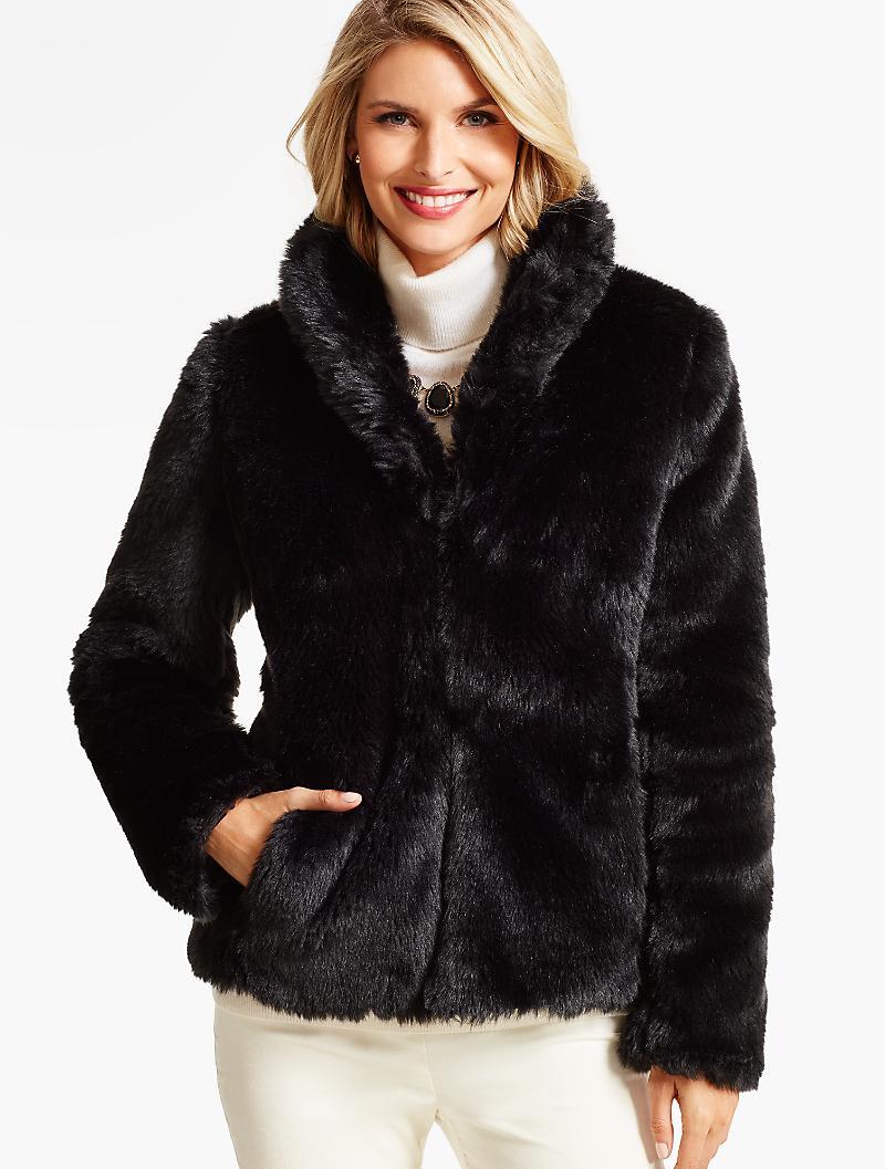This season, we’ll be wrapping up in style whether it’s a coat, faux fur vest or jacket. Go classic with an oversized shaggy black faux fur coat paired with super skinny jeans and heeled boots, or give your coat a style refresh with bold and bright colors or animal prints.