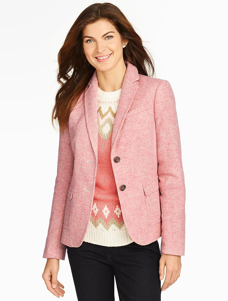 talbots pink blazer