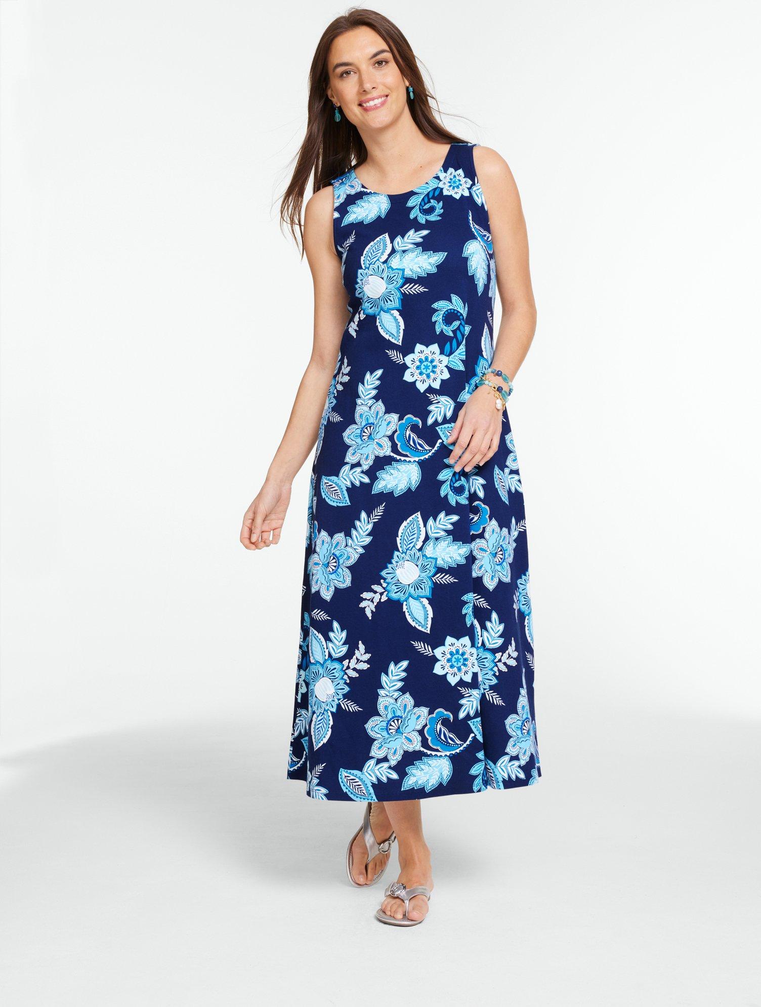 chinese dress ladies Talbots Pink Lemon Maxi Dress main image 1