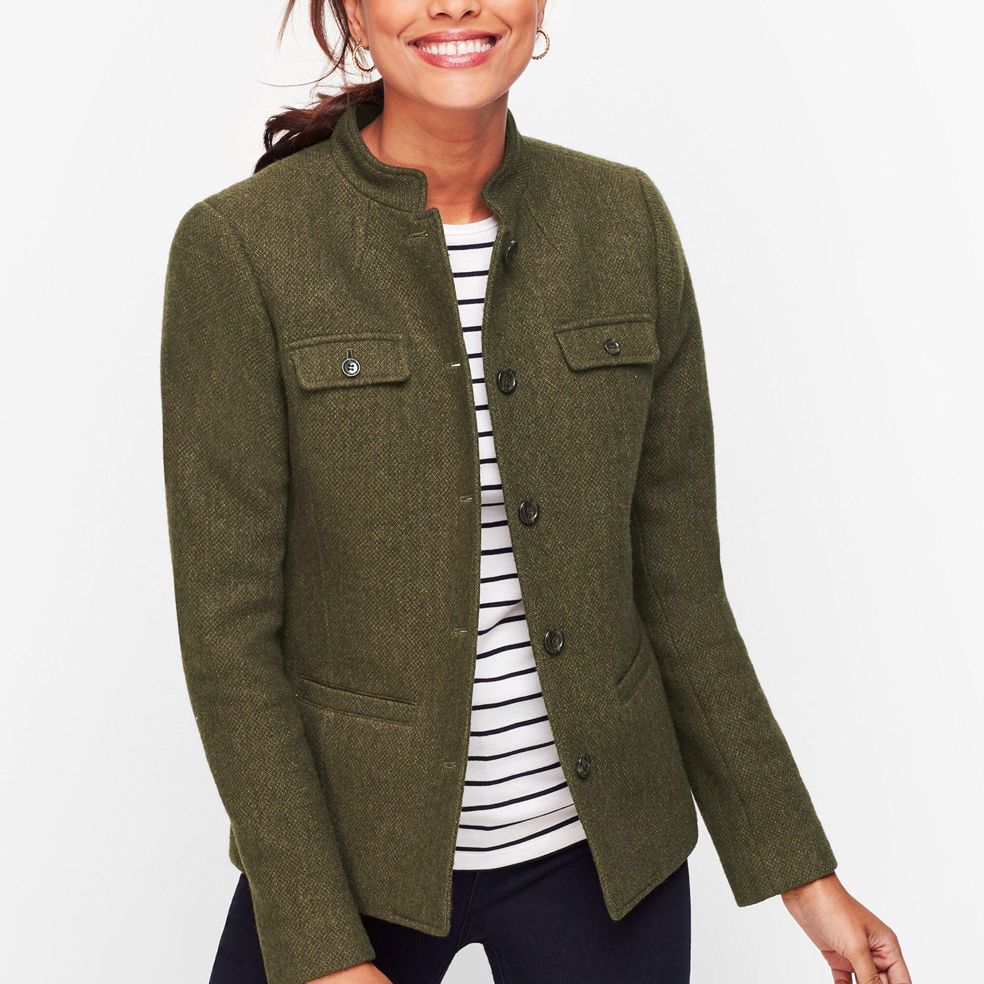 talbots black blazer