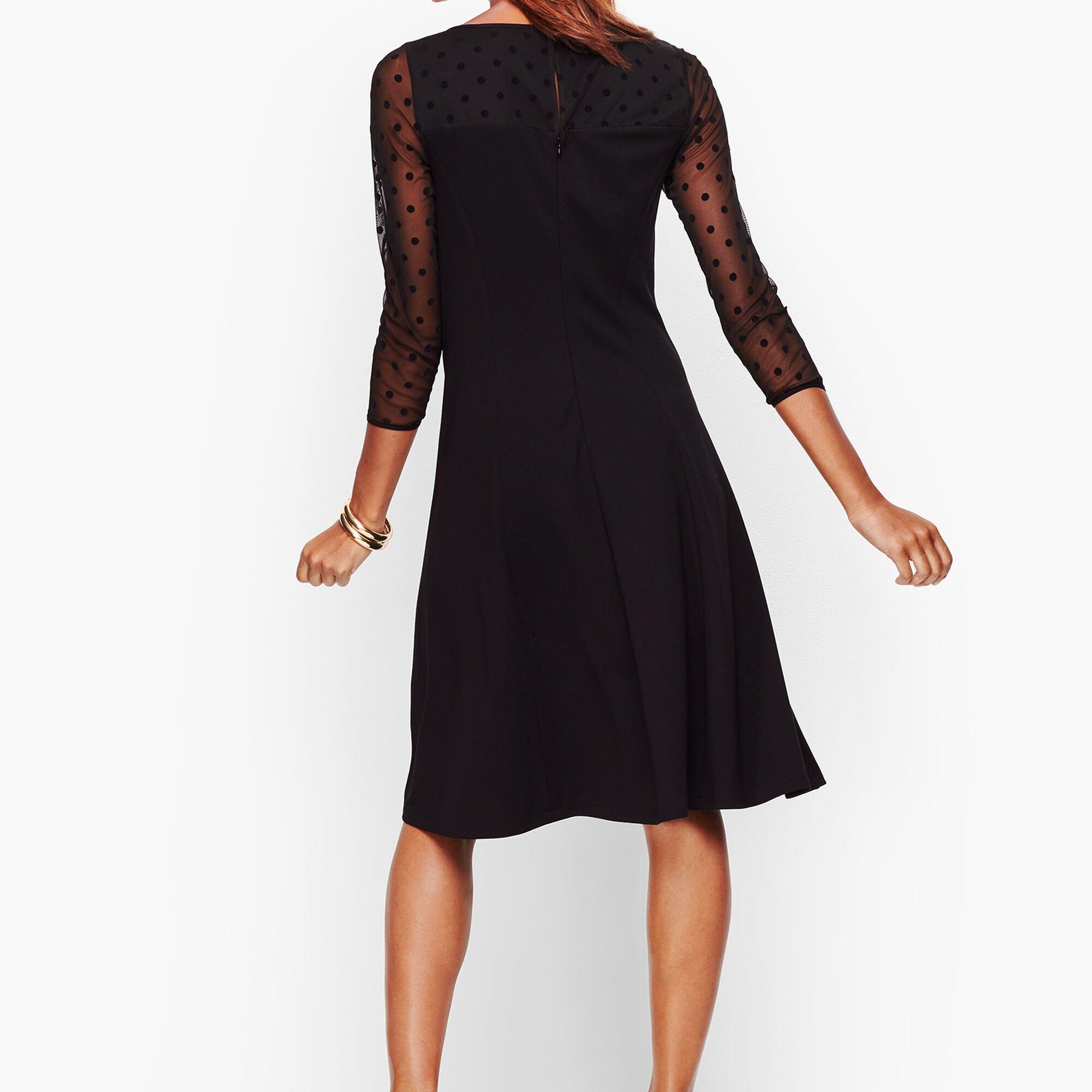 talbots fit and flare dress