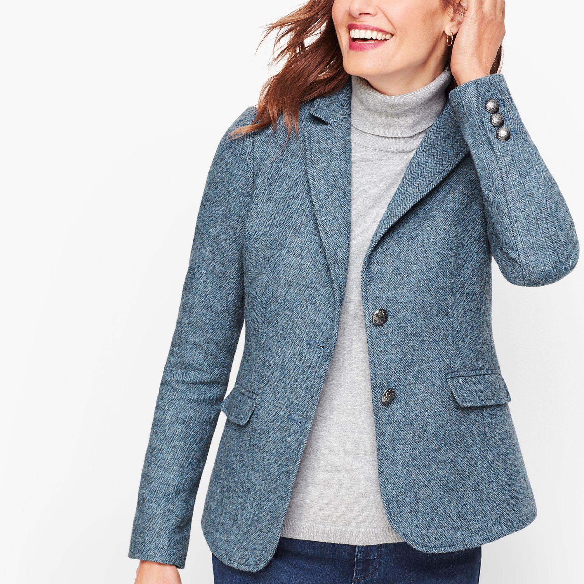 talbots wool blazer