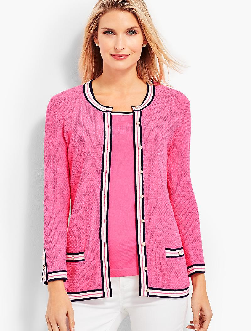 talbots super soft tipped cardigan