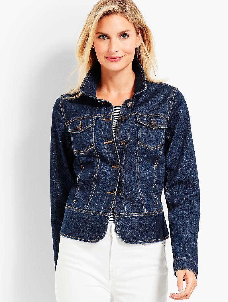 talbots jean jacket