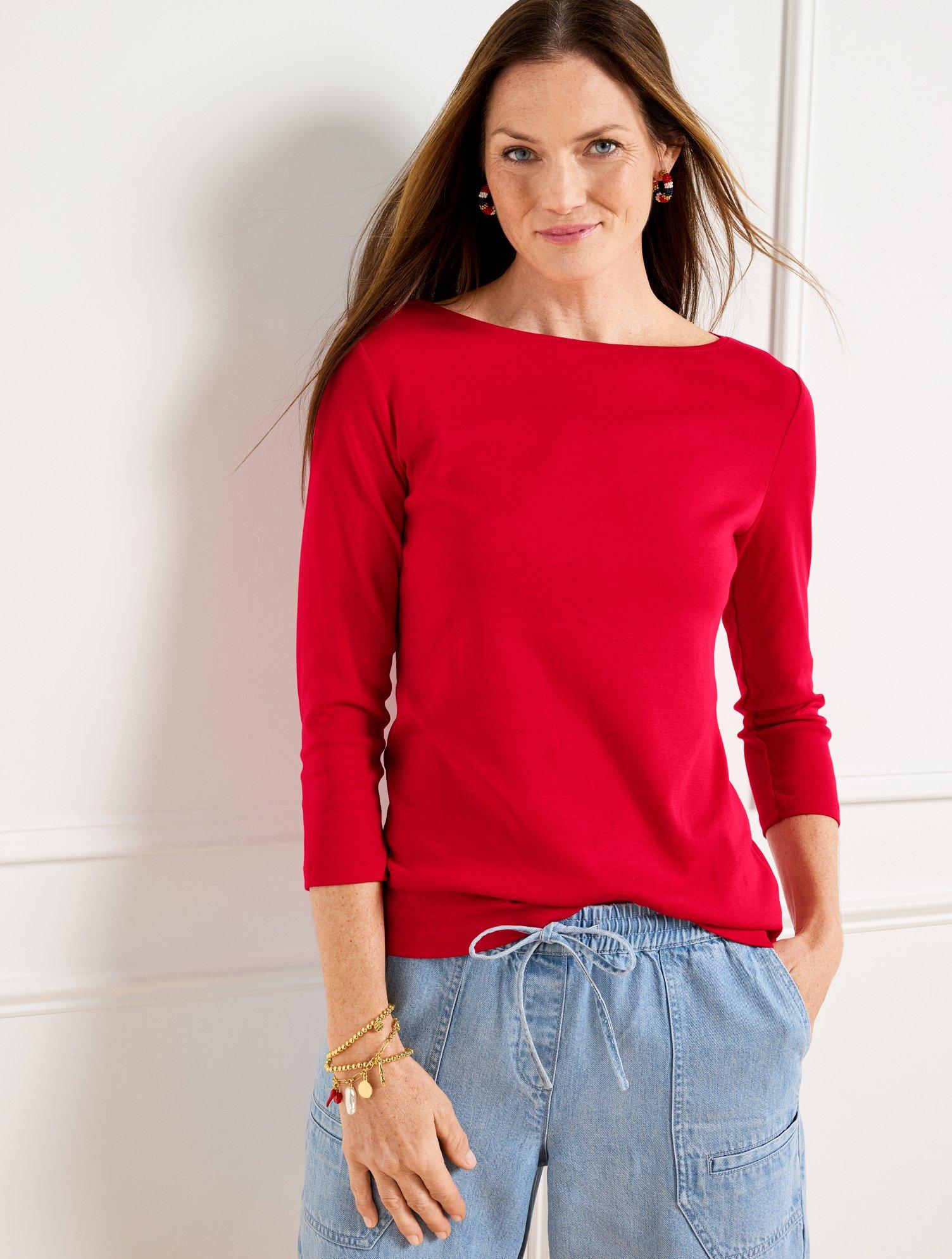 talbots red tops