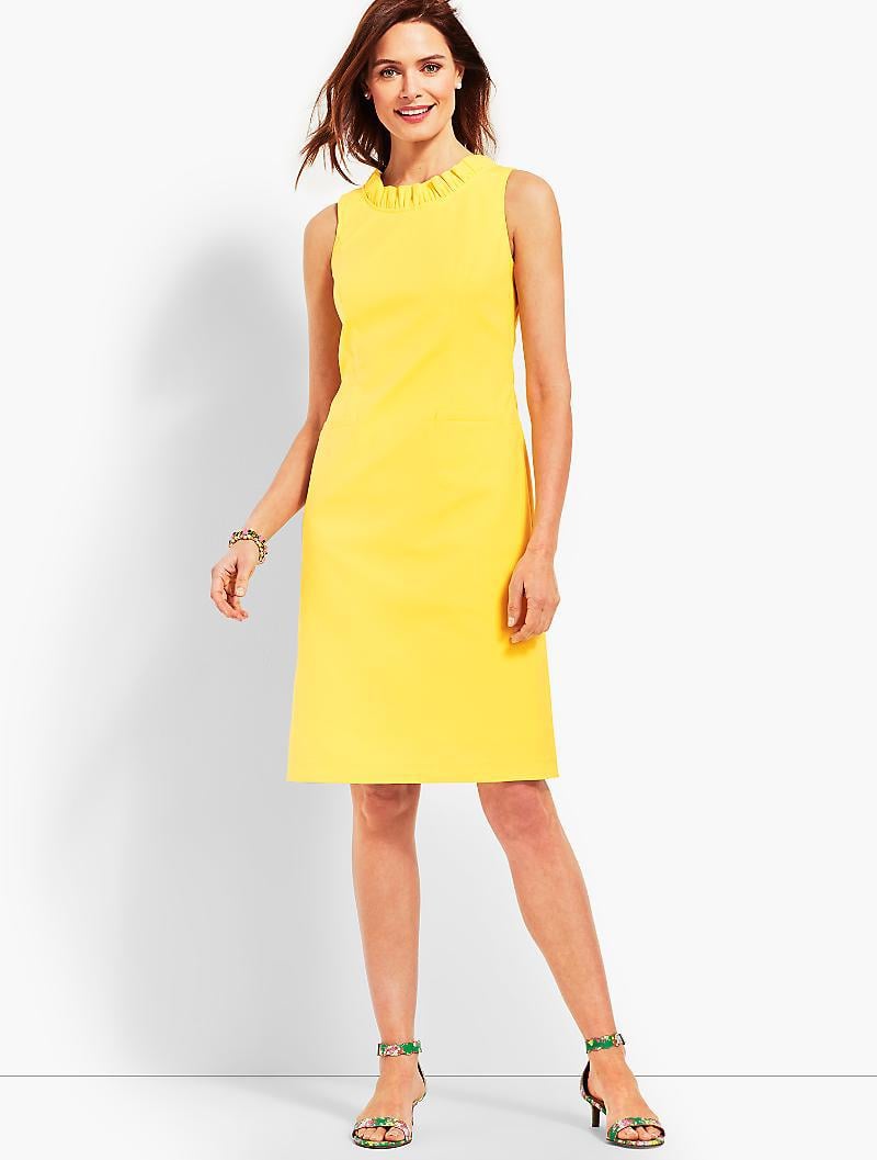 talbots yellow dress