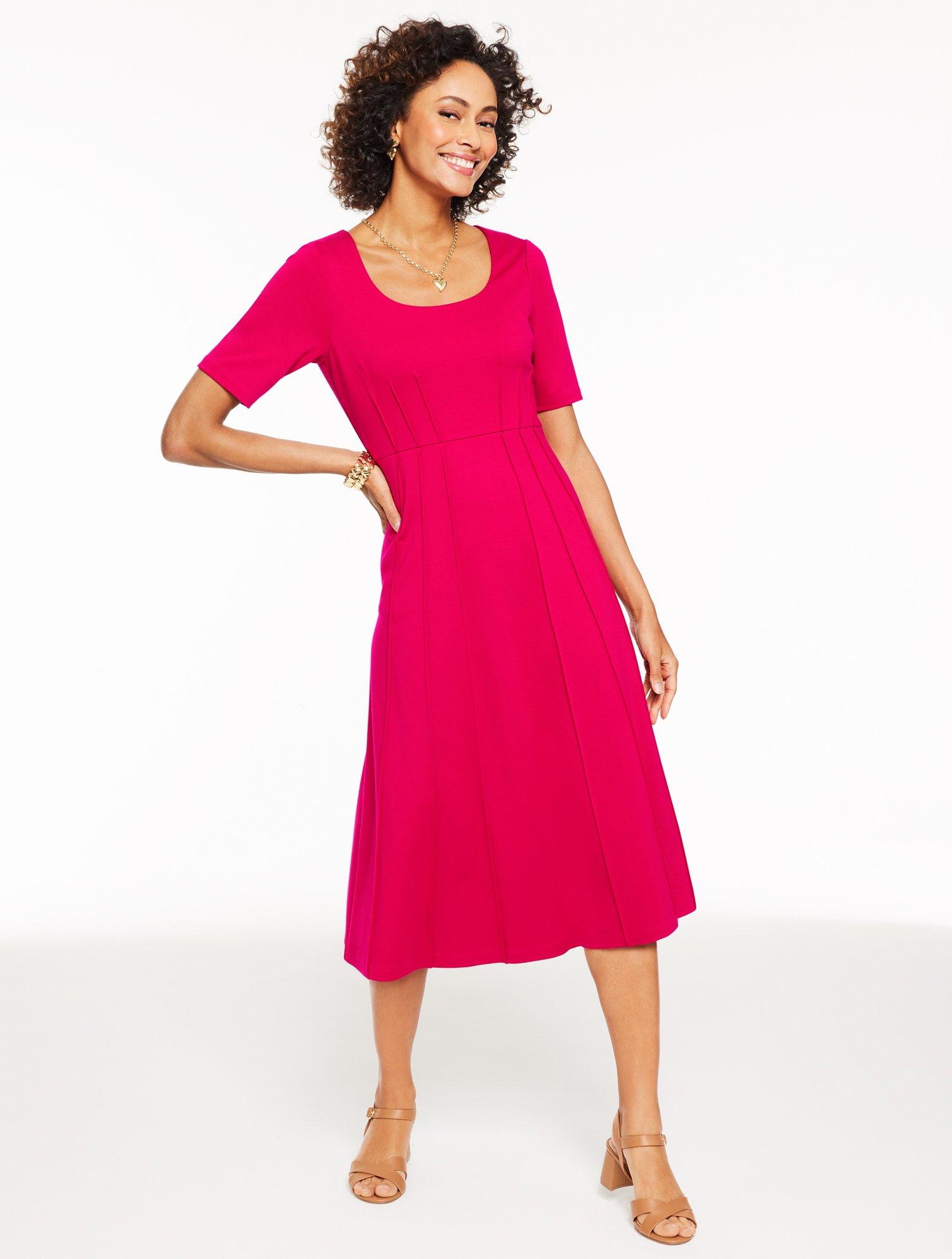 open lace back dress Vintage Pink Talbots Floral Dress