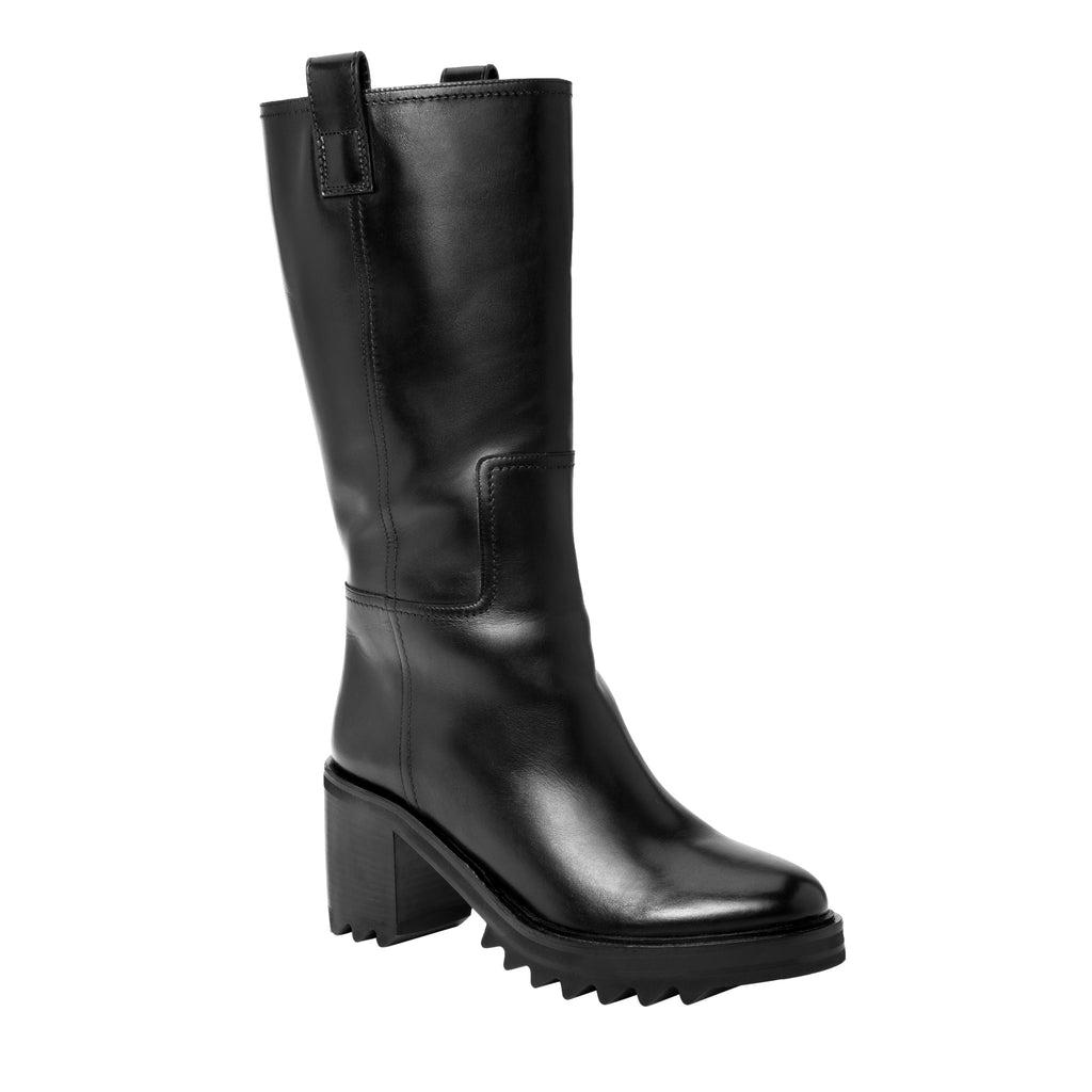 High-heel Mid-calf All-weather Boots 