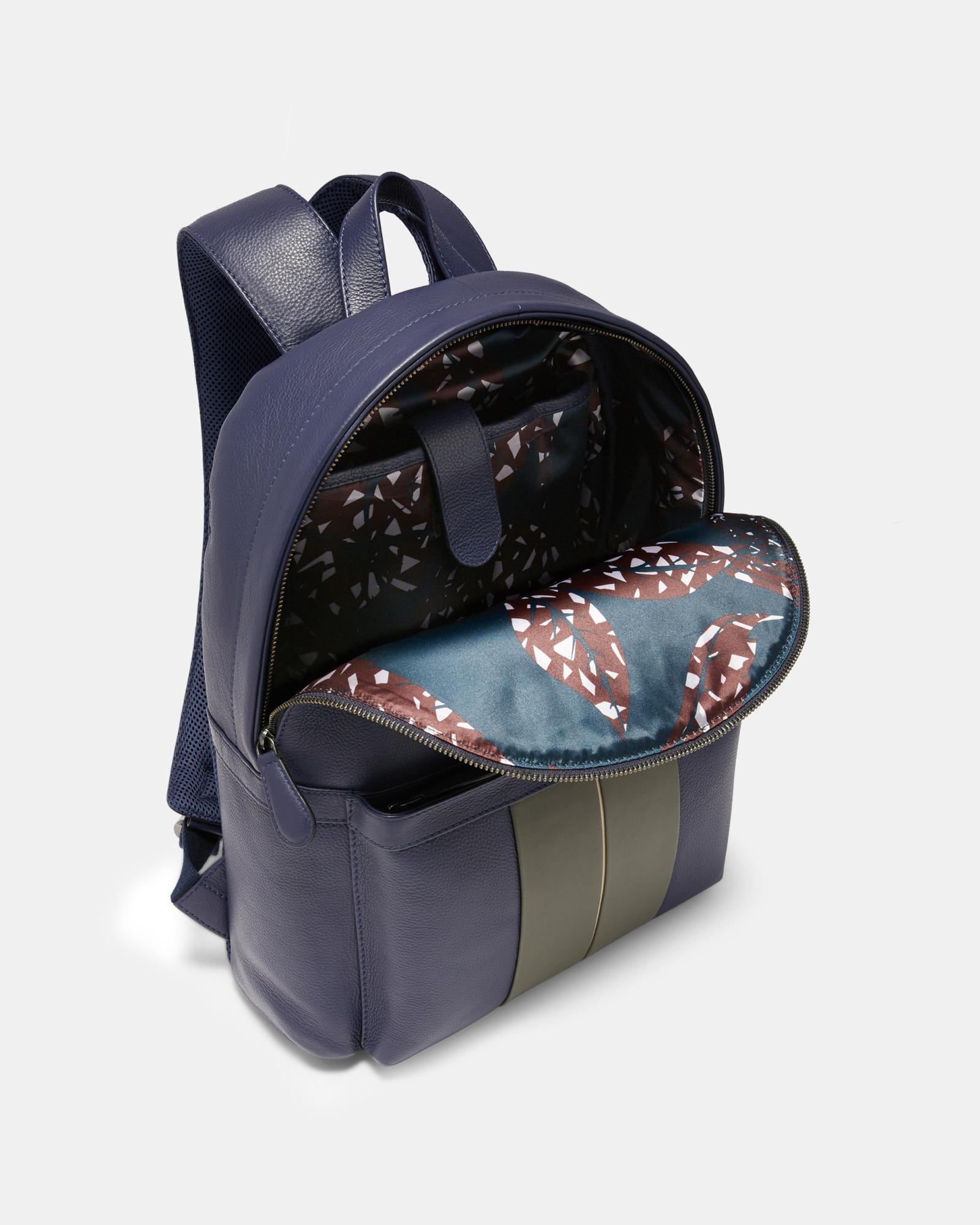 ted baker navy backpack