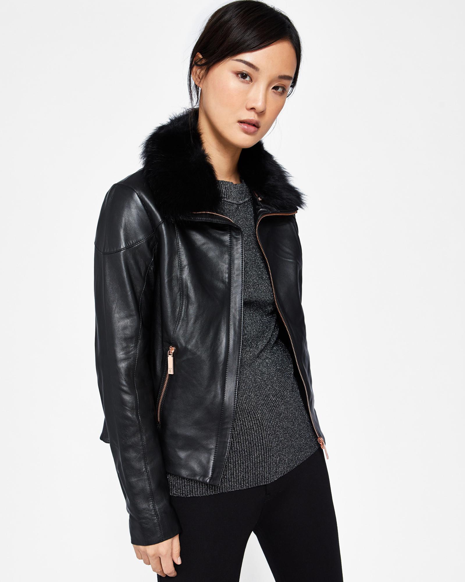 ted baker shearling jacket