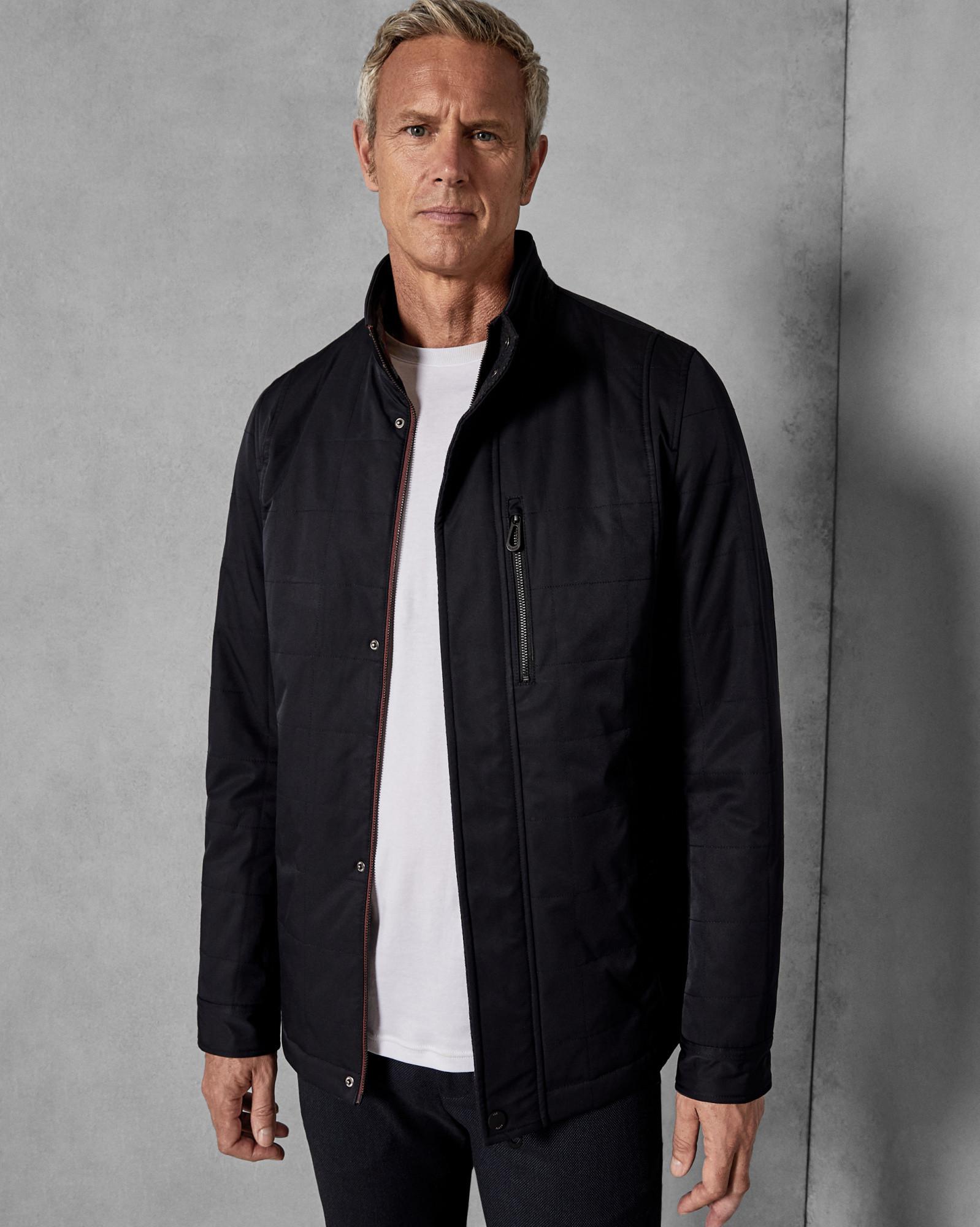 ted baker quilted harrington jacket