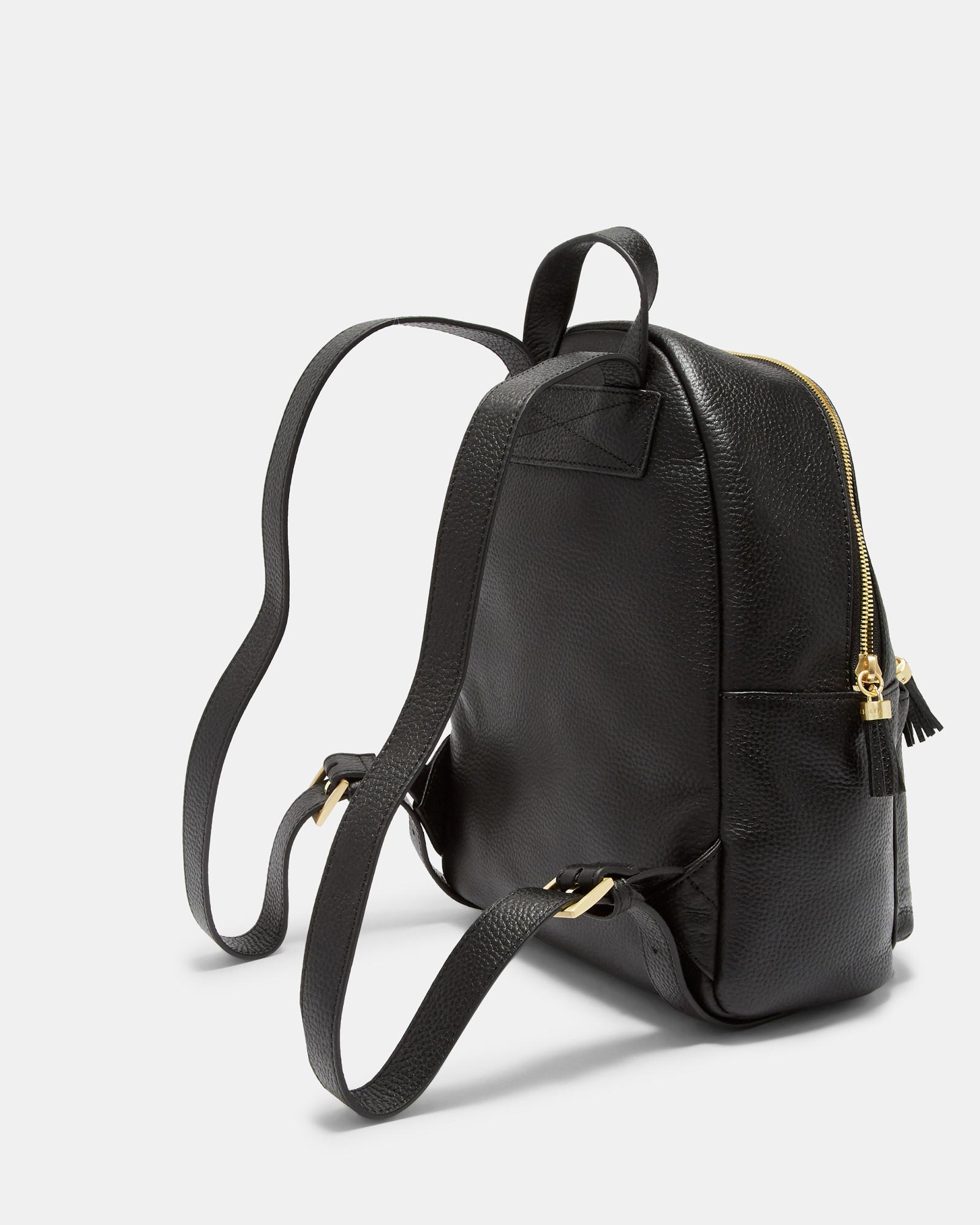 black tassel backpack