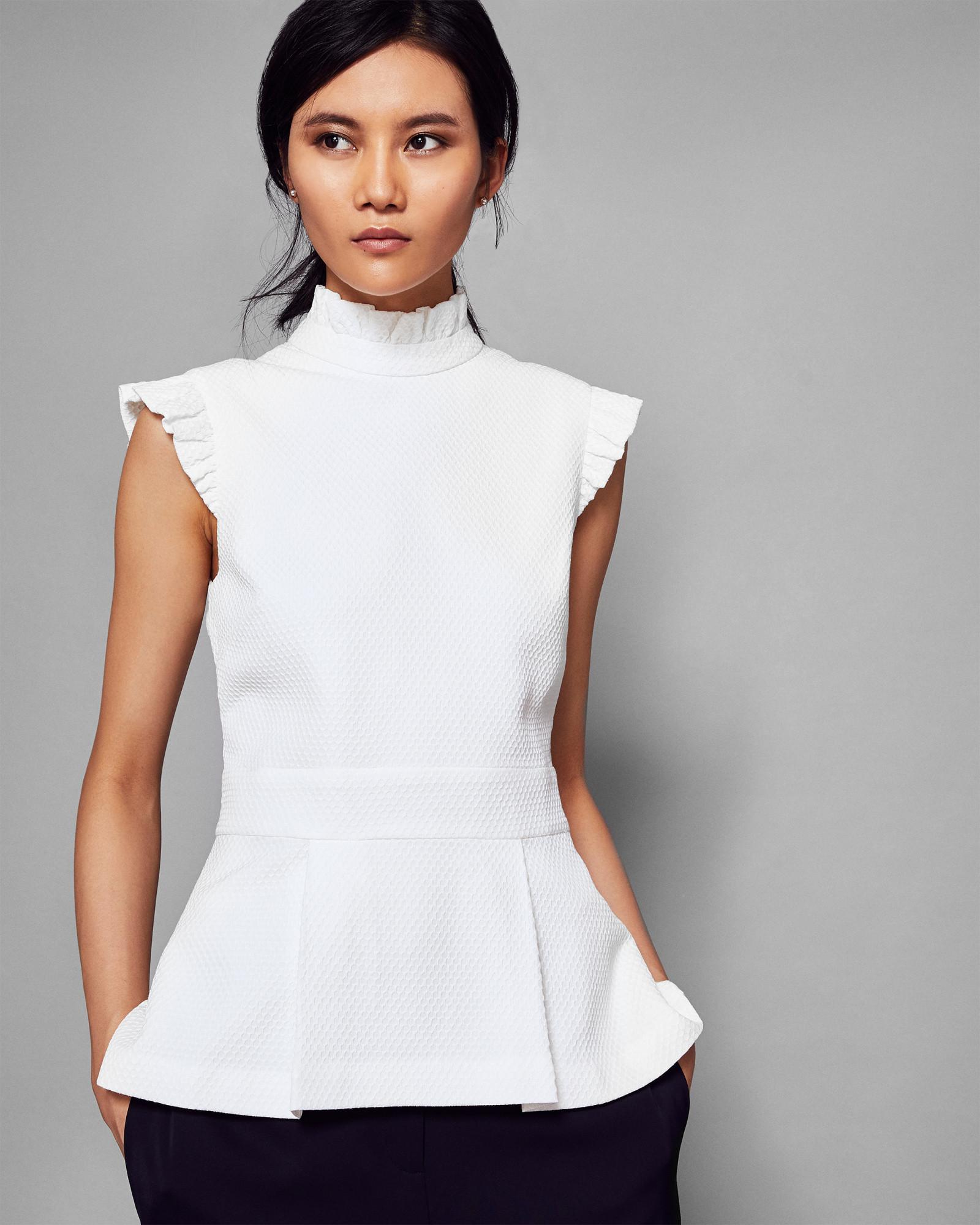ted baker peplum top