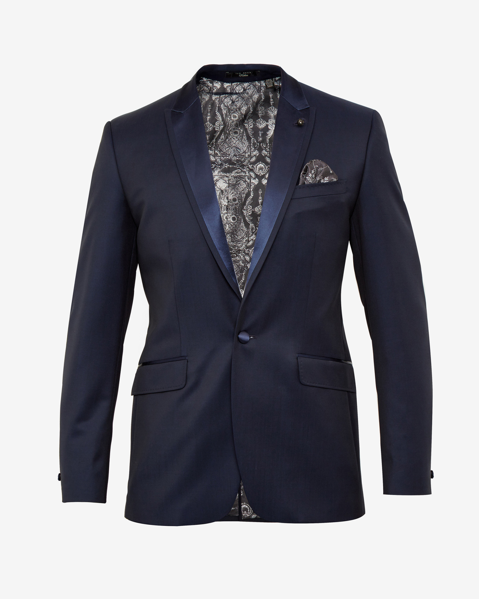 Ted Baker Wool Pashion Dinner Jacket in Navy (Blue) for Men Lyst