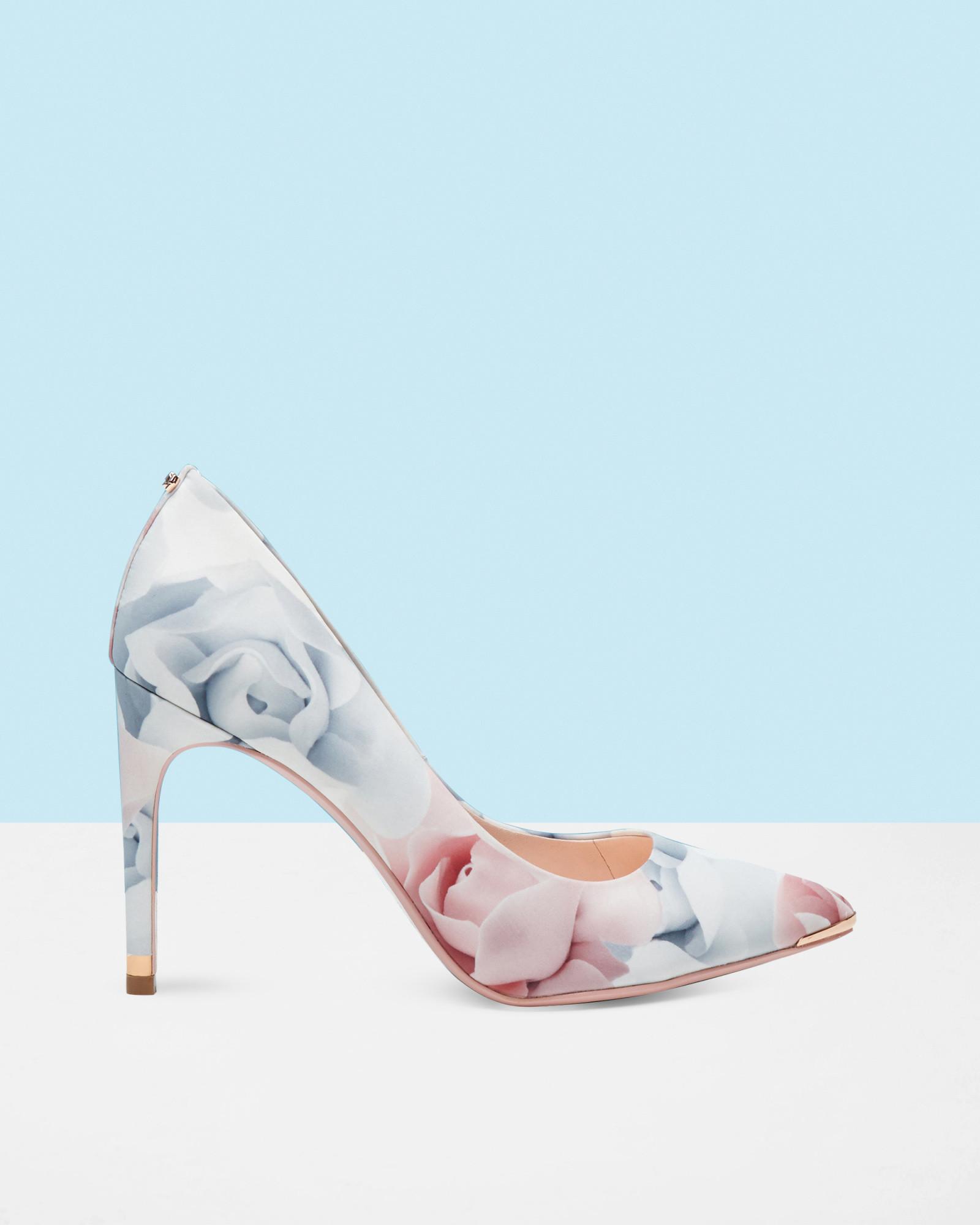 Ted Baker Leather Porcelain Rose Court Shoes in Pink | Lyst Canada