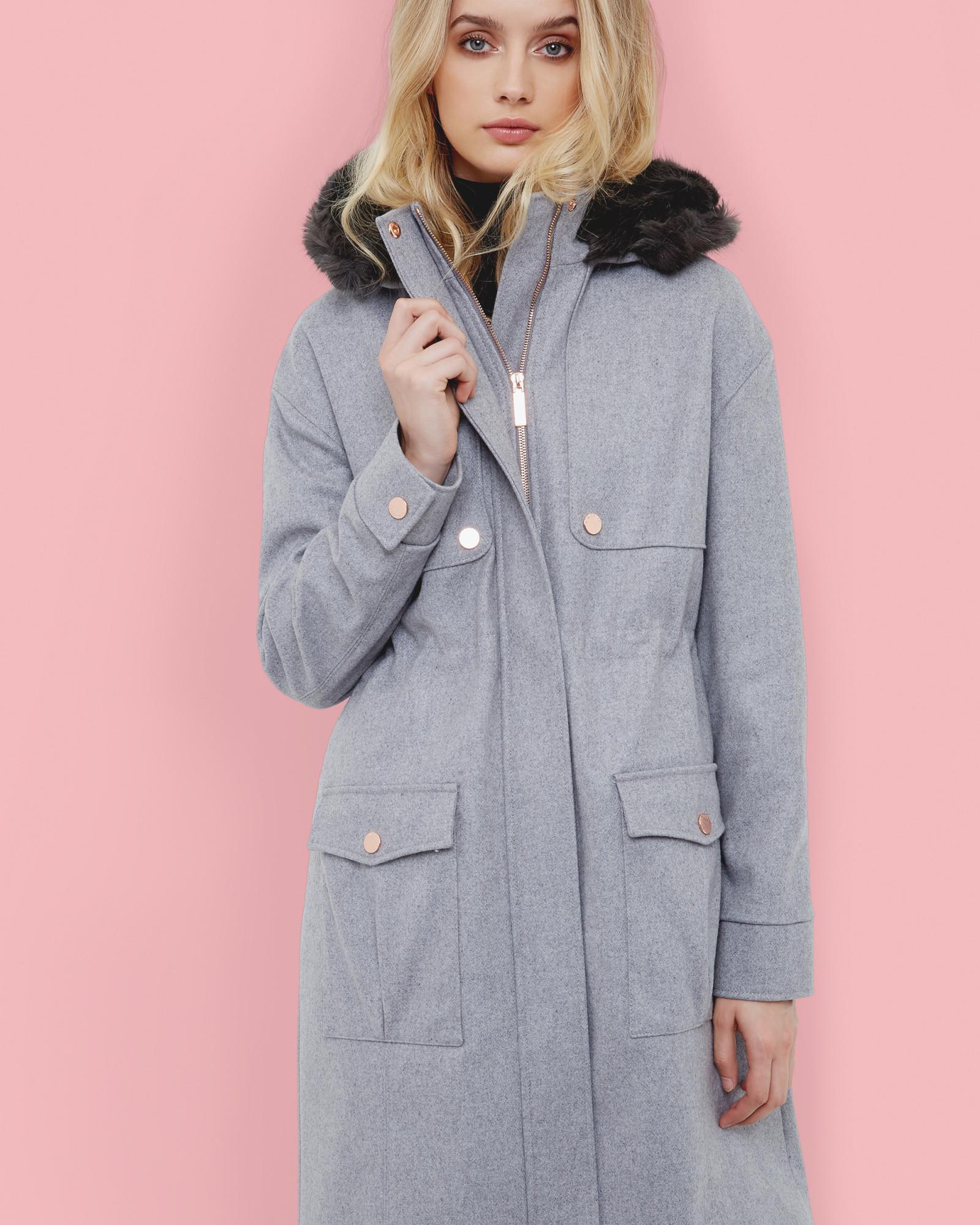 ted baker parka coat