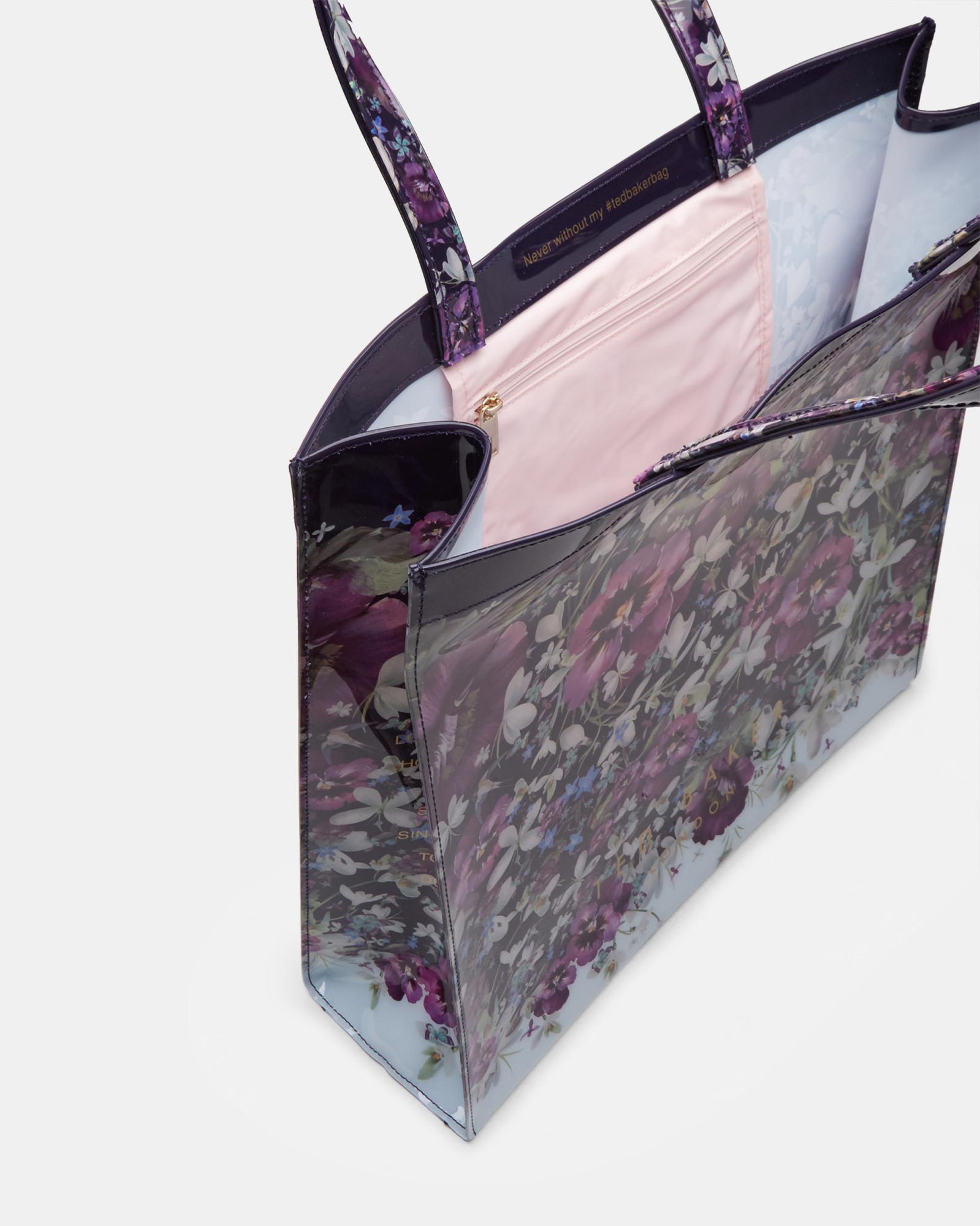 ted baker blue tote bag