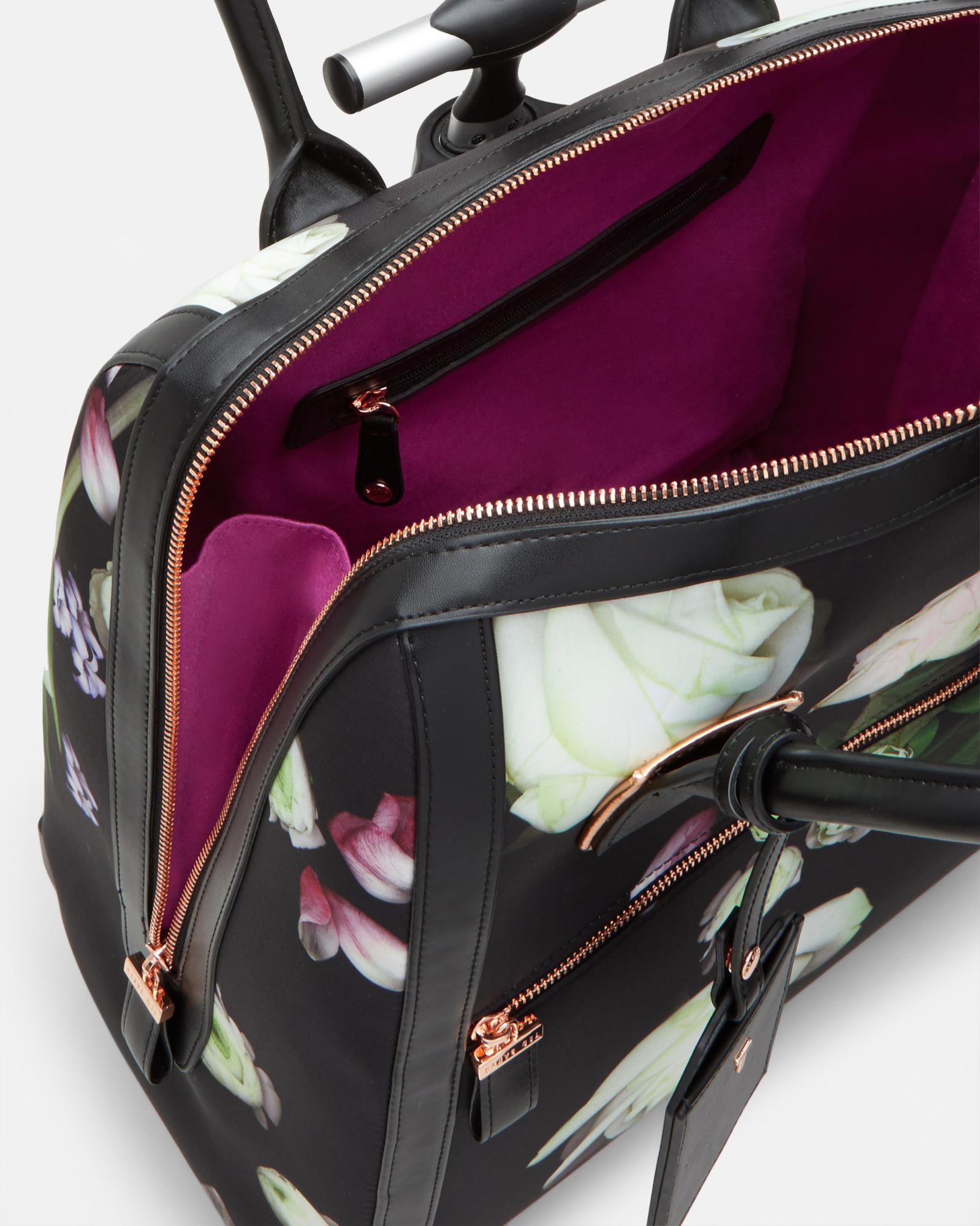Ted Baker Cotton Kensington Floral Travel Bag in Black Lyst