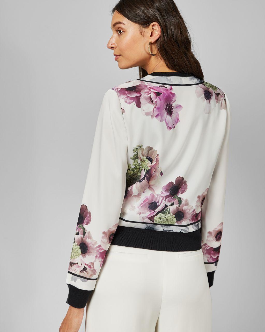 Ted Baker Neapolitan Bordered Cardigan in White | Lyst Canada
