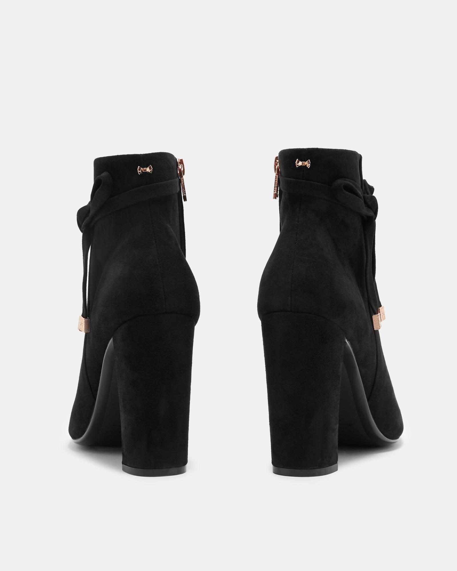 Ted Baker Suede Bow Detail Ankle Boots 
