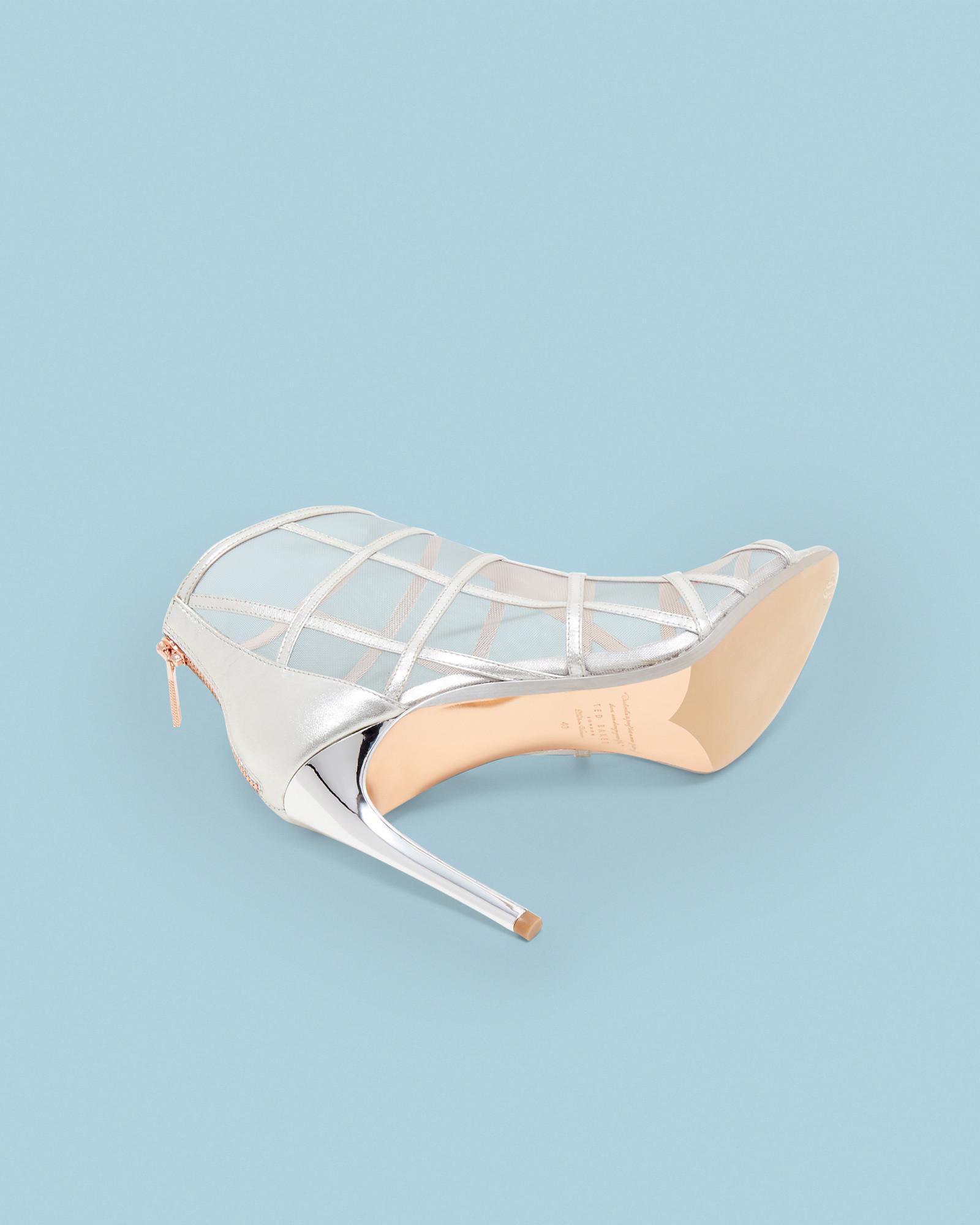 ted baker peep toe boots